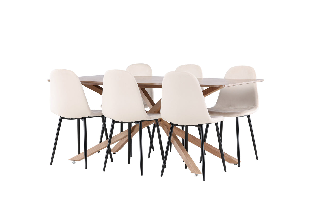 Piazza Matbord med Polar Stolarna – MDF