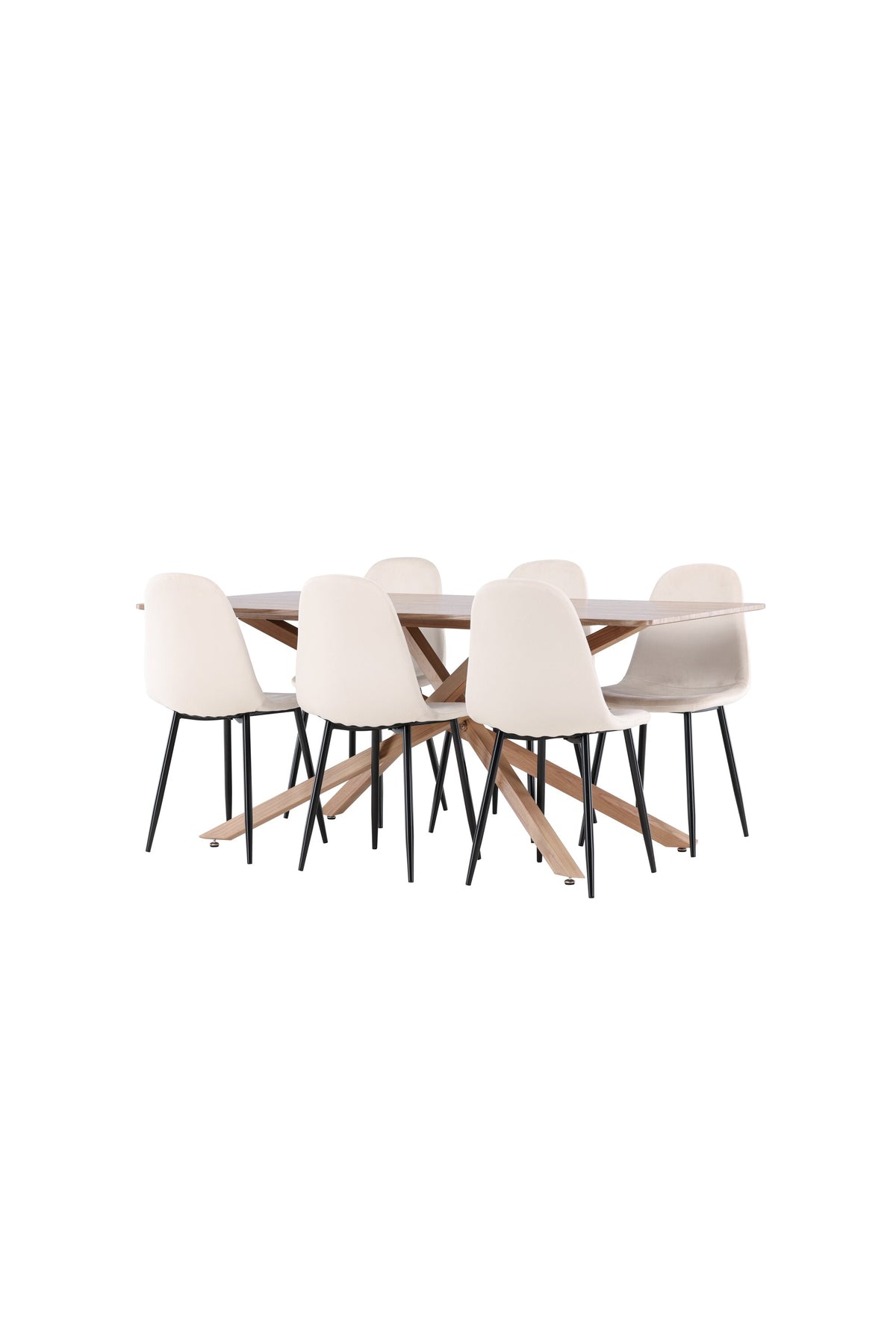 Piazza Matbord med Polar Stolarna – MDF
