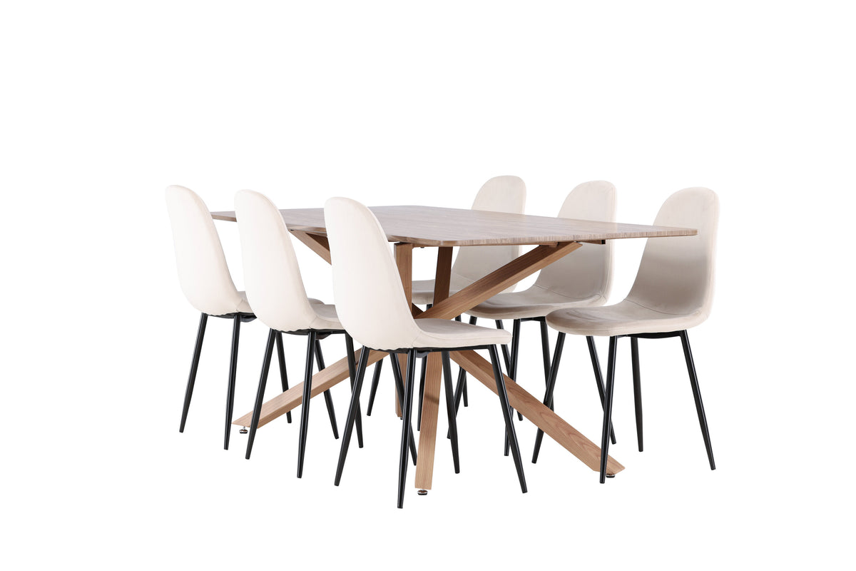 Piazza Matbord med Polar Stolarna – MDF