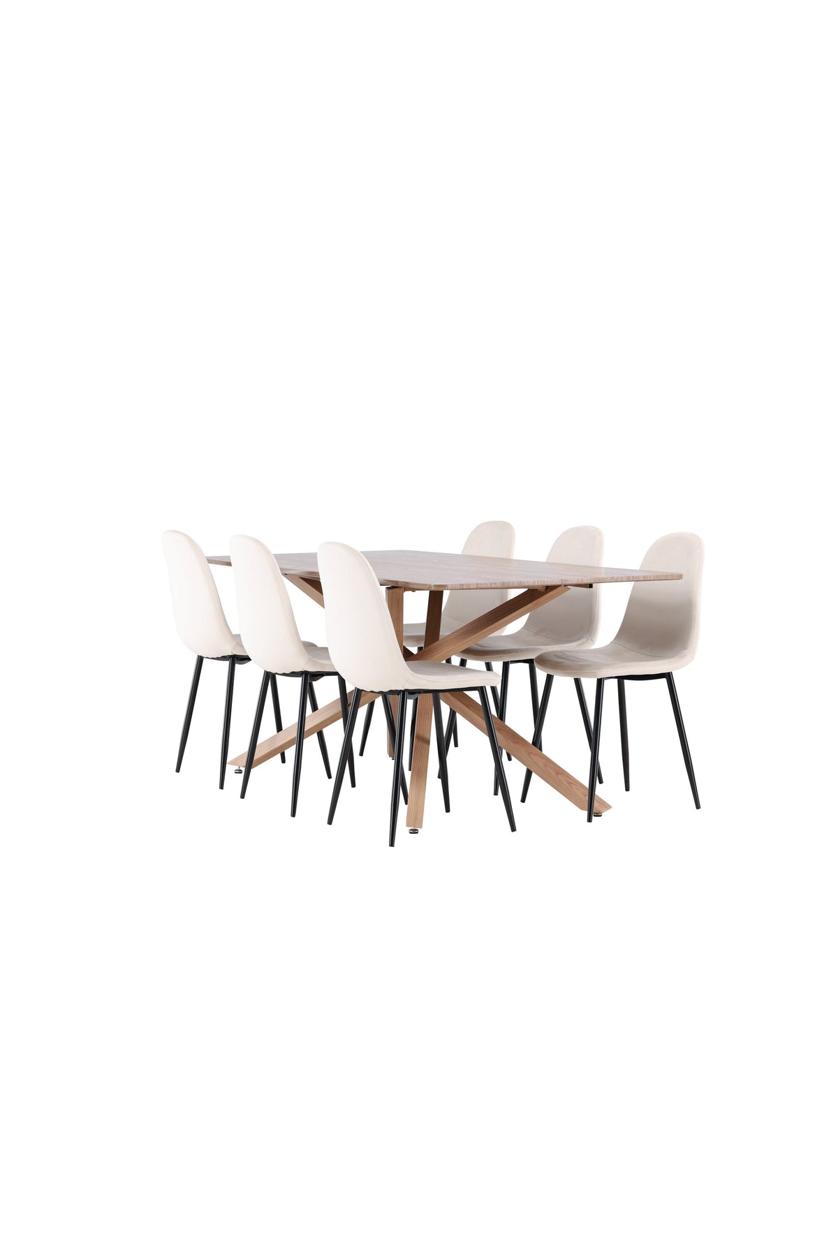 Piazza Matbord med Polar Stolarna – MDF