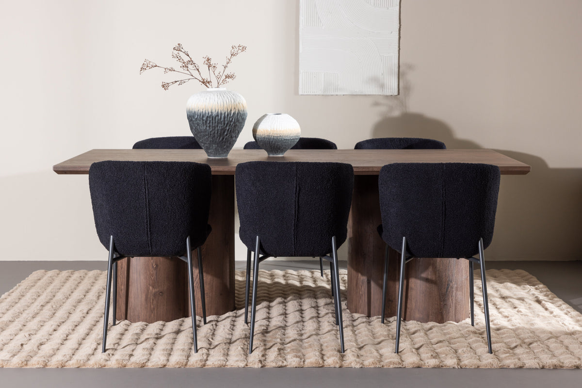 Olivia Matbord med Modesto Stolarna – MDF