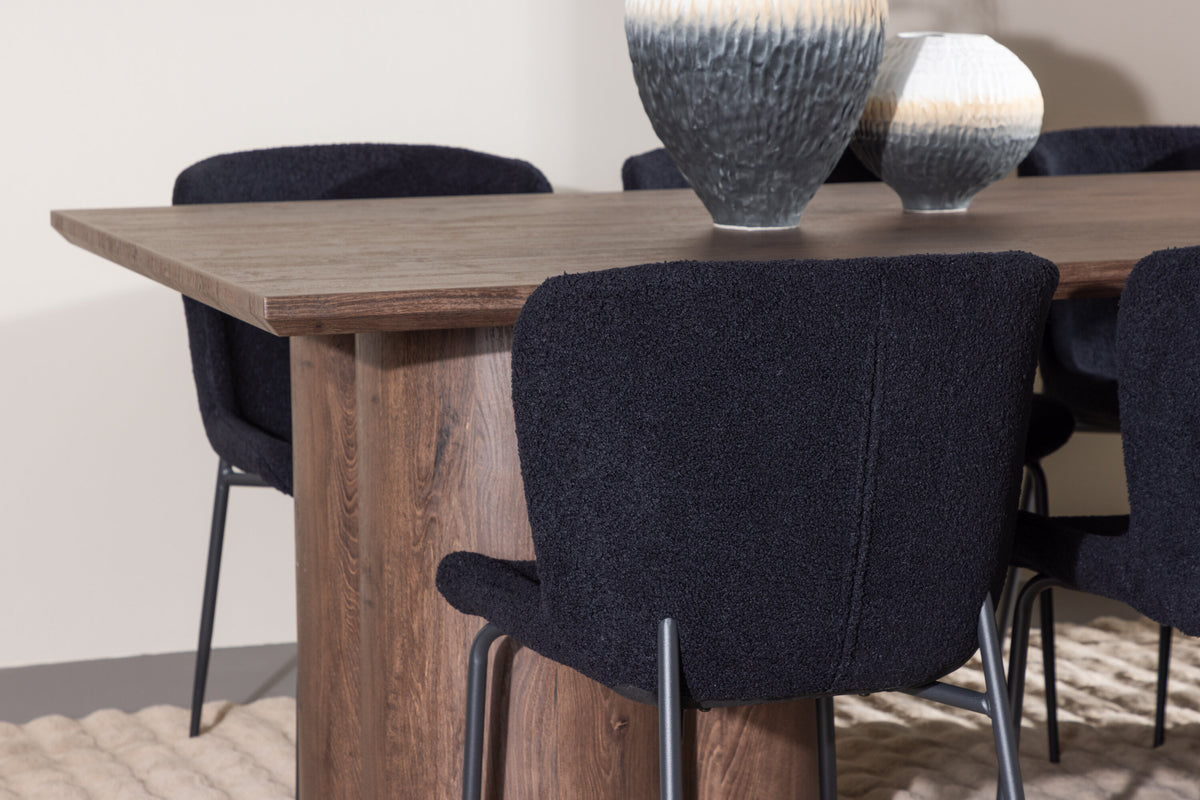Olivia Matbord med Modesto Stolarna – MDF