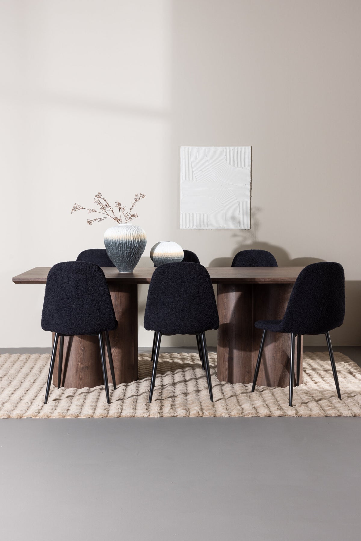 Olivia Matbord med Polar Stolarna – MDF