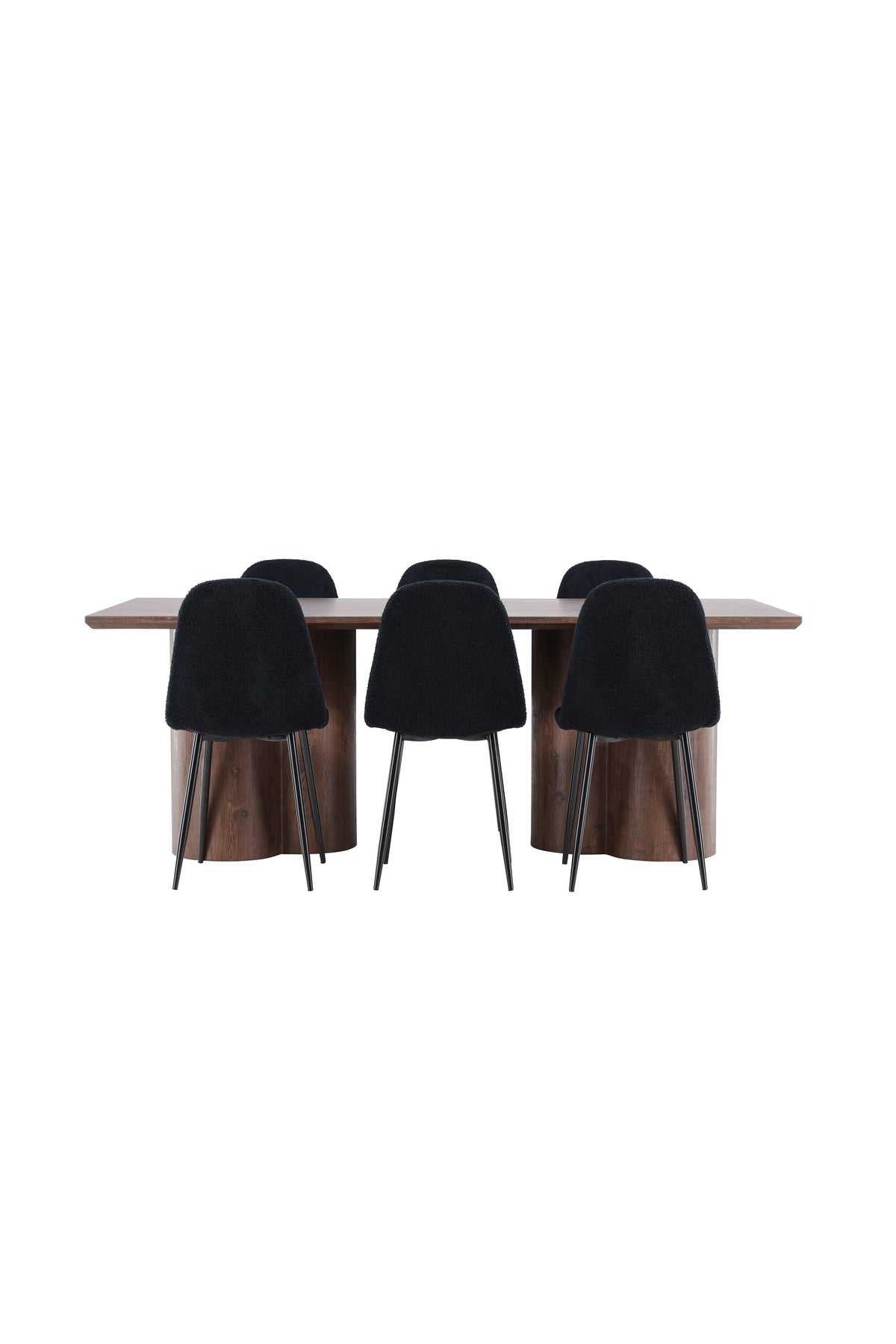 Olivia Matbord med Polar Stolarna – MDF