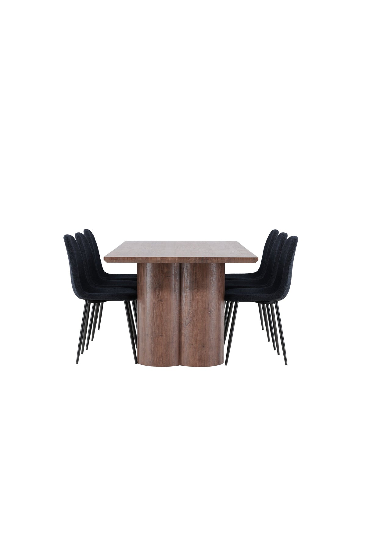 Olivia Matbord med Polar Stolarna – MDF
