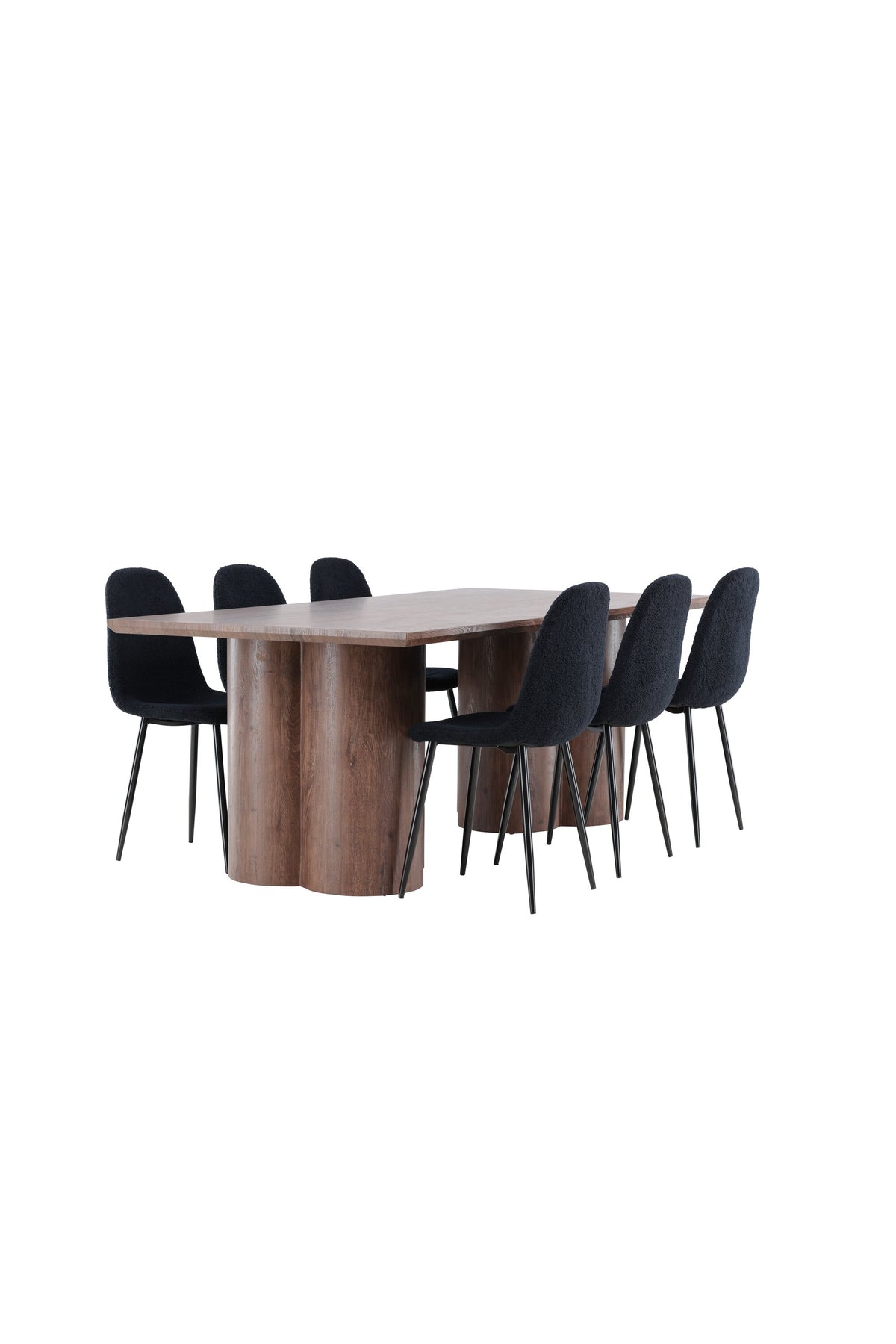 Olivia Matbord med Polar Stolarna – MDF