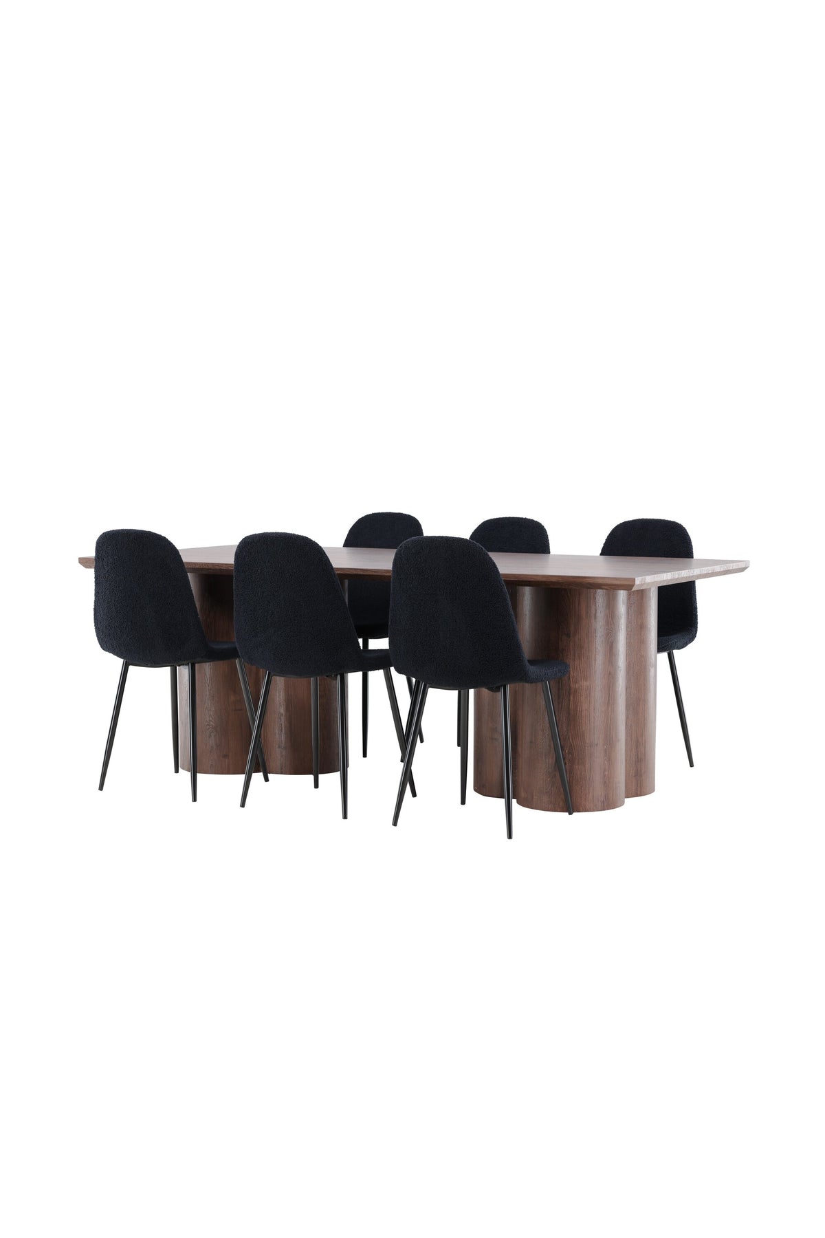 Olivia Matbord med Polar Stolarna – MDF