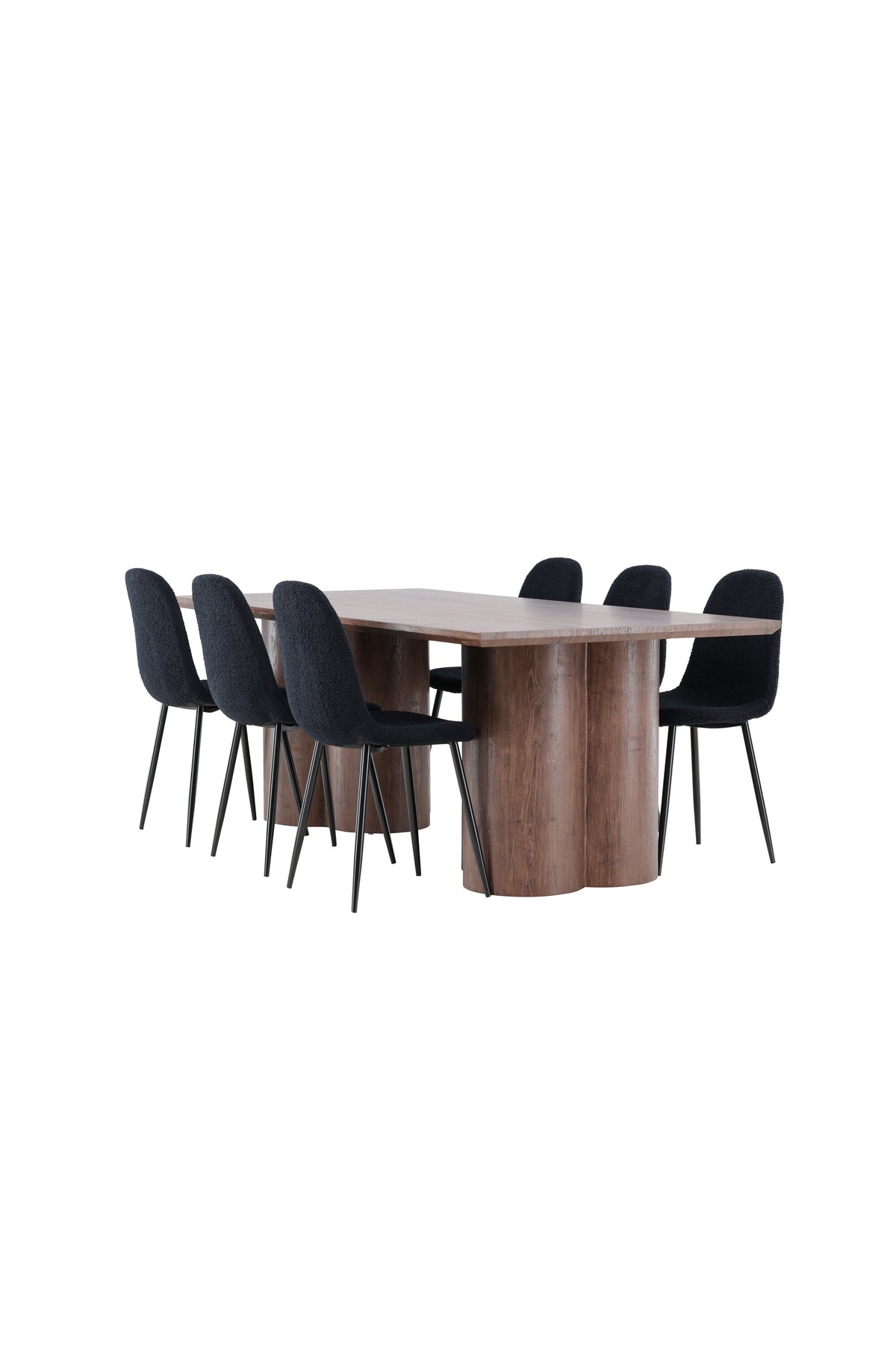 Olivia Matbord med Polar Stolarna – MDF