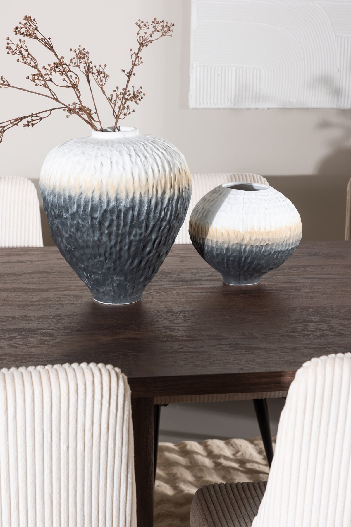 Olivia Matbord med Leone Stolarna – MDF