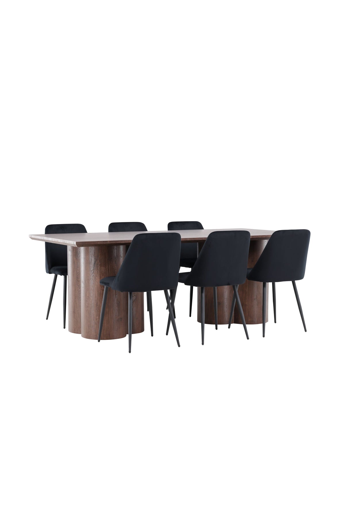 Olivia Matbord med Night Stolarna – MDF