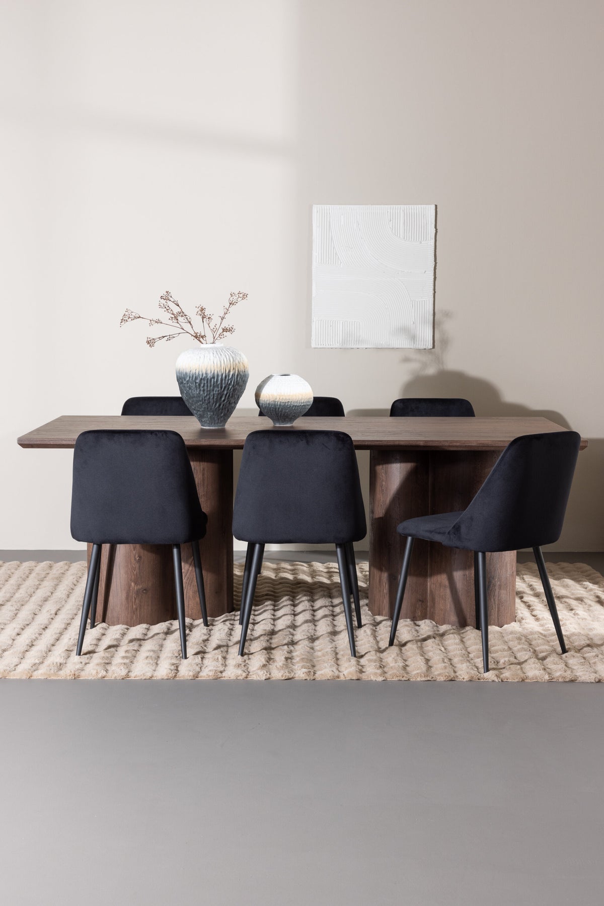 Olivia Matbord med Night Stolarna – MDF