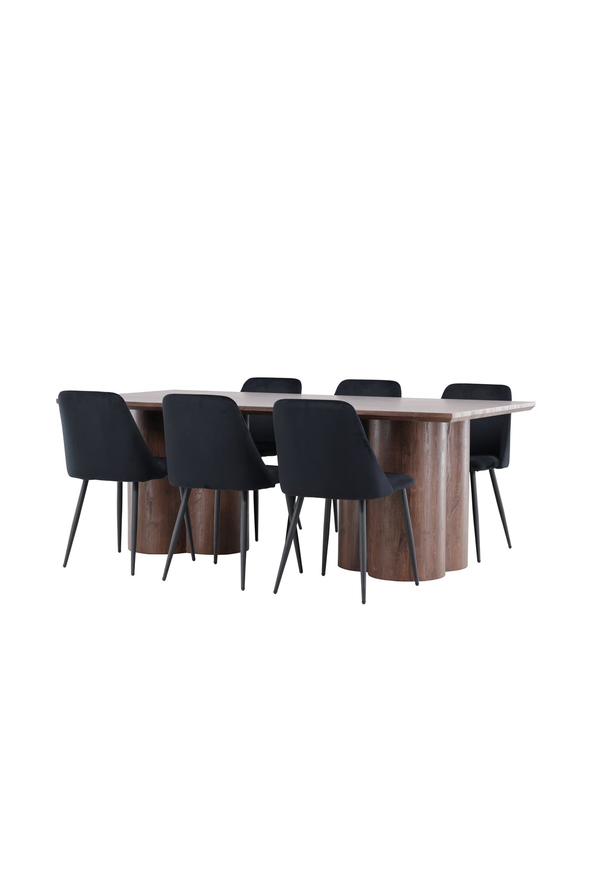 Olivia Matbord med Night Stolarna – MDF