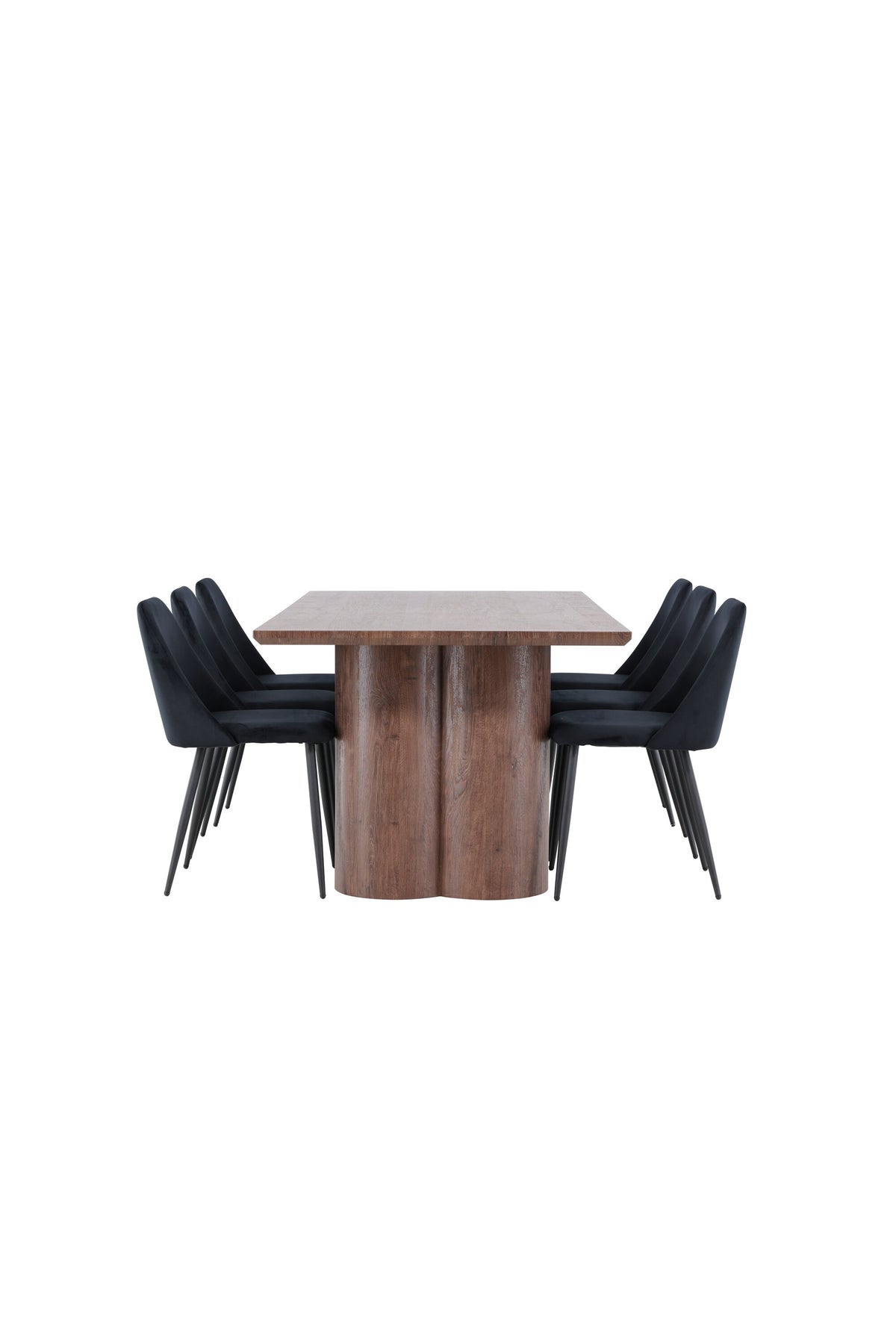 Olivia Matbord med Night Stolarna – MDF