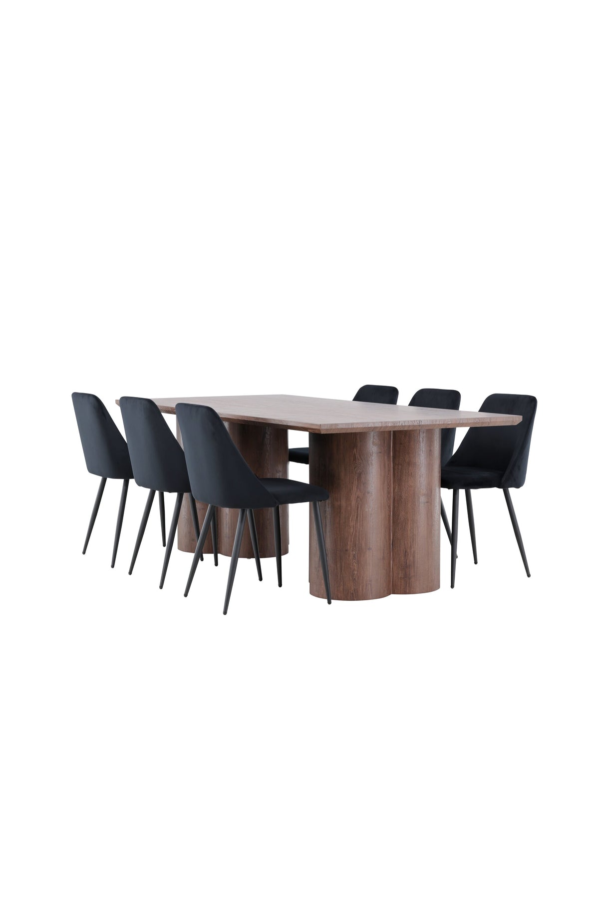 Olivia Matbord med Night Stolarna – MDF