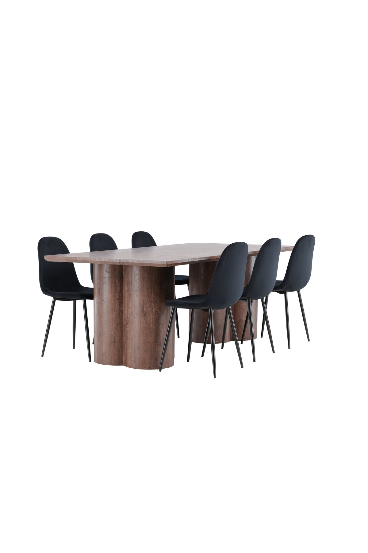 Olivia Matbord med Polar Stolarna – MDF