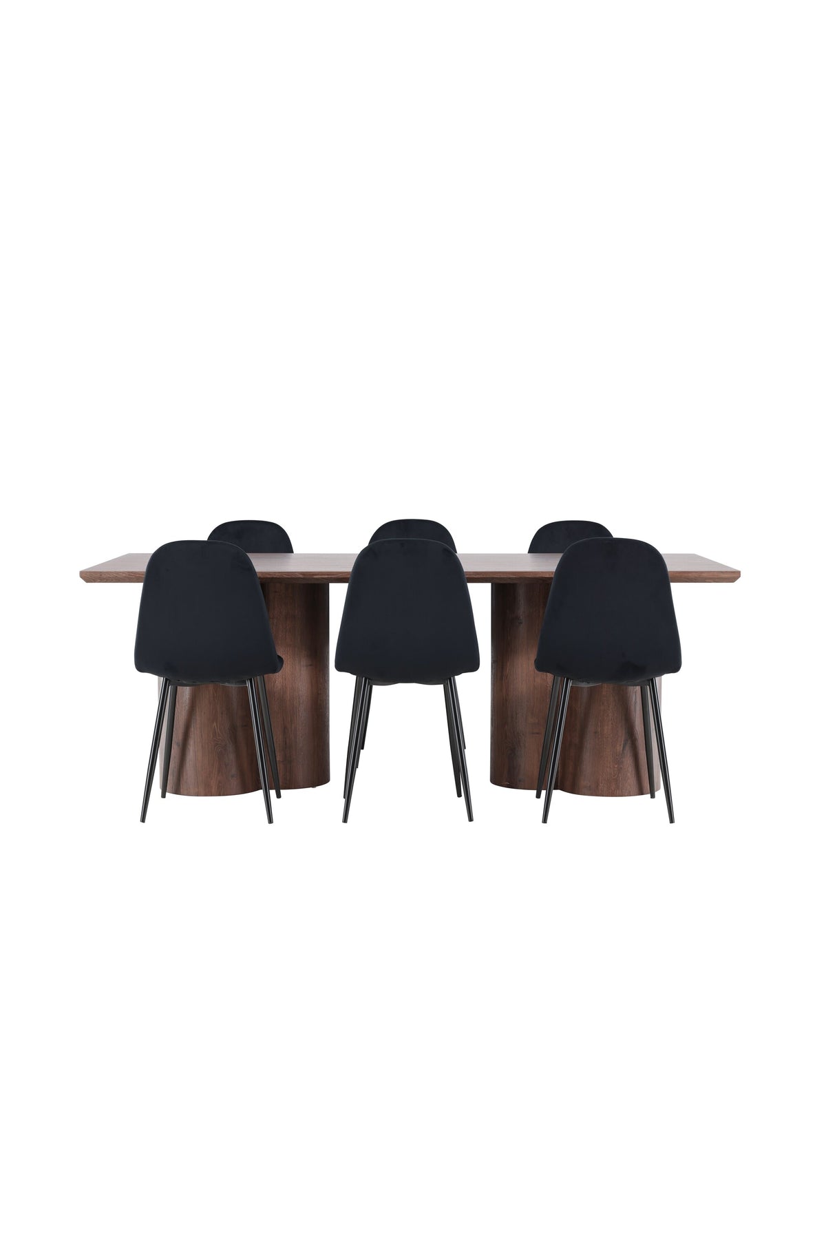 Olivia Matbord med Polar Stolarna – MDF