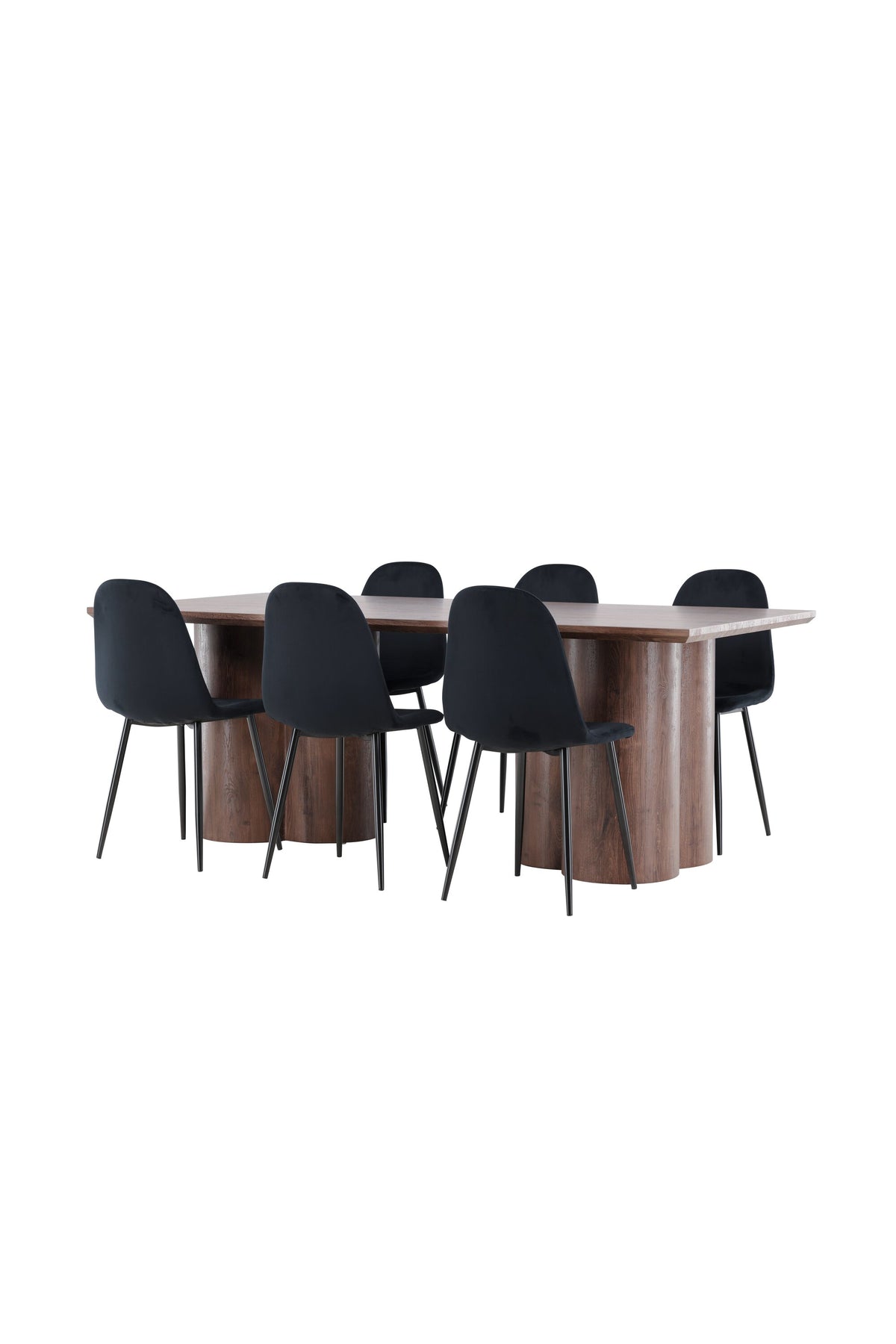 Olivia Matbord med Polar Stolarna – MDF