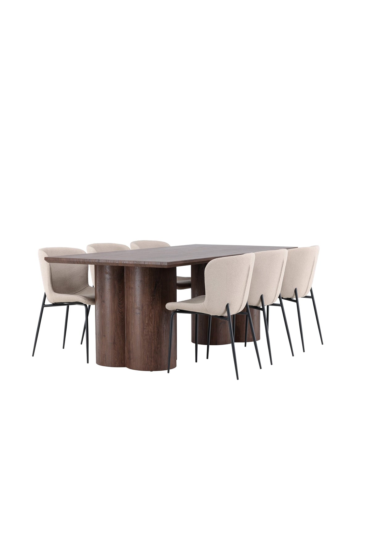 Olivia Matbord med Modesto Stolarna – MDF