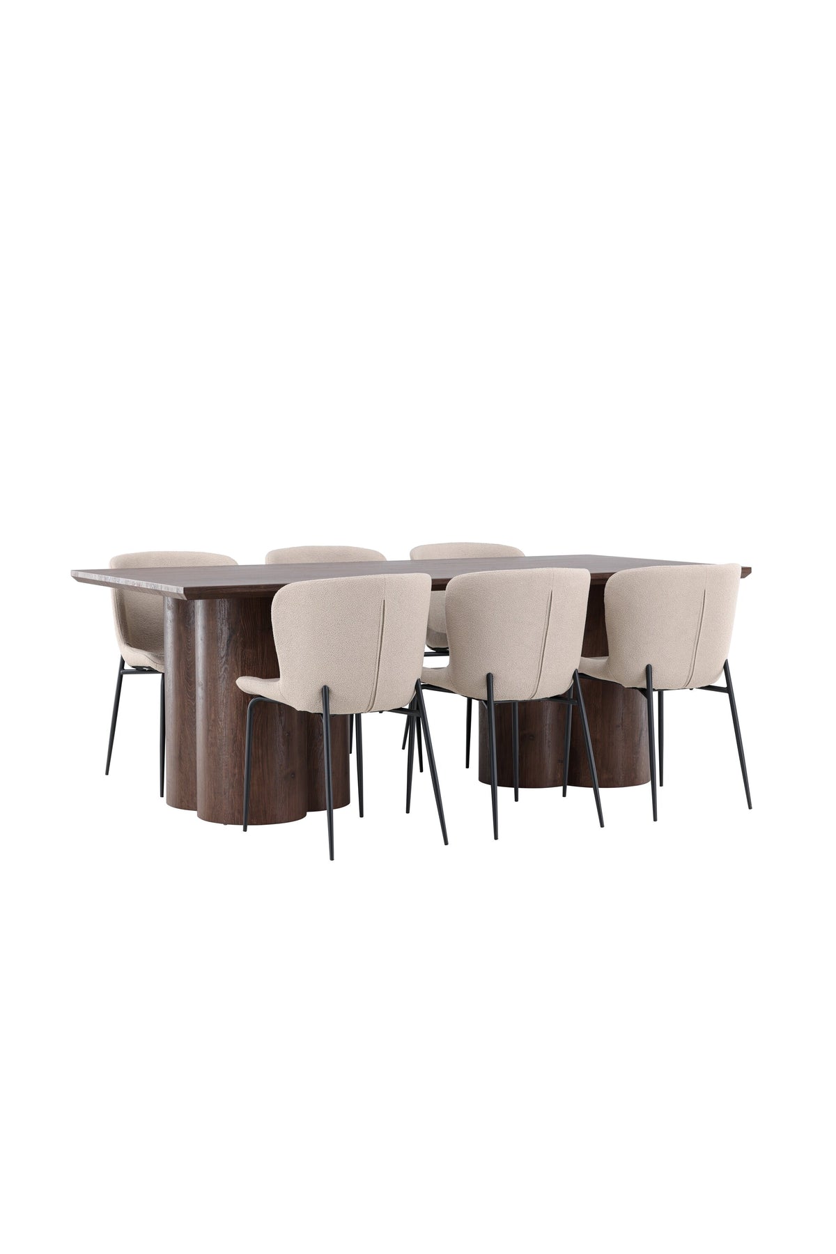 Olivia Matbord med Modesto Stolarna – MDF