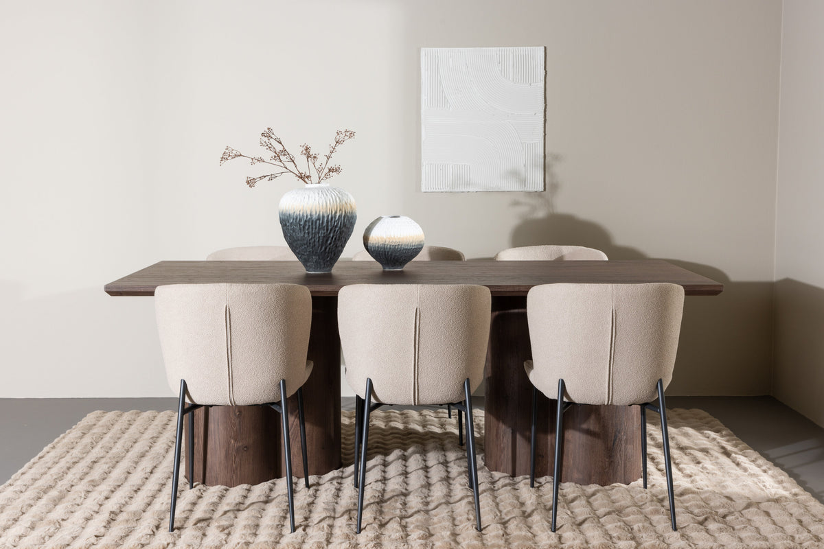 Olivia Matbord med Modesto Stolarna – MDF