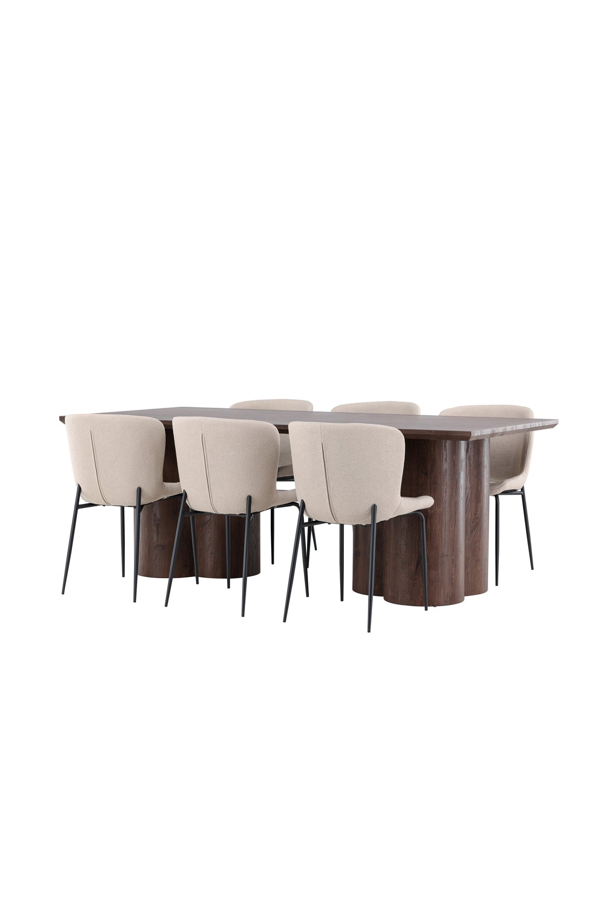 Olivia Matbord med Modesto Stolarna – MDF