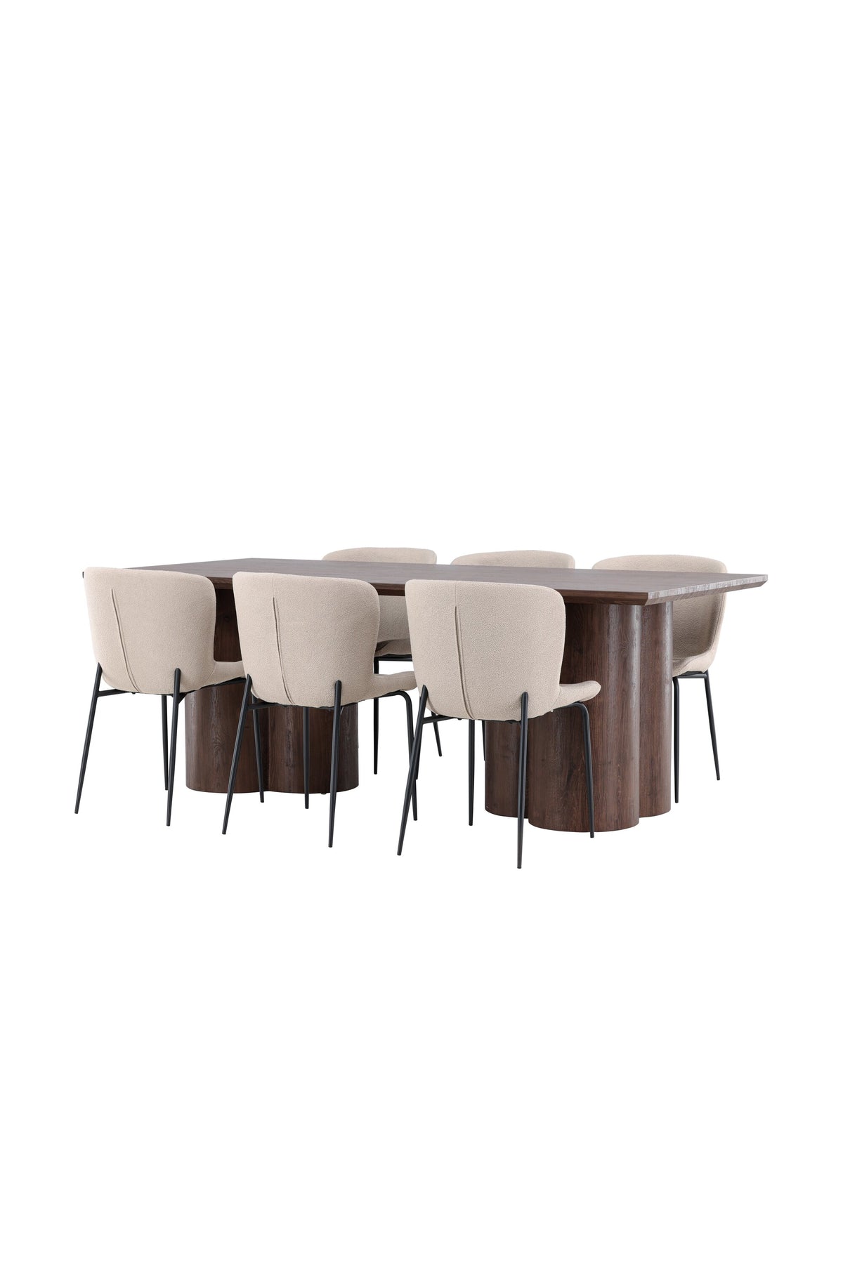 Olivia Matbord med Modesto Stolarna – MDF