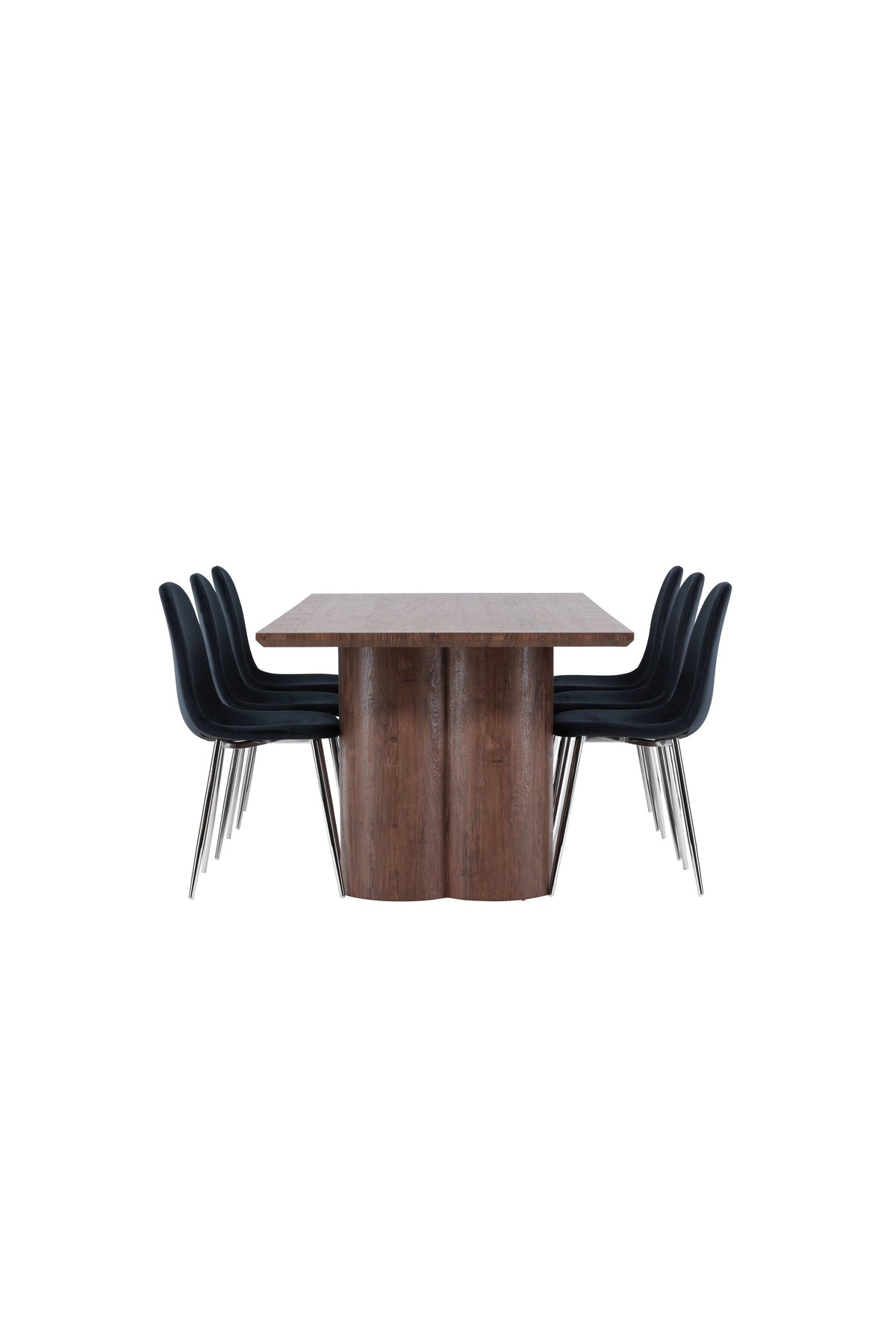 Olivia Matbord med Polar Stolarna – MDF