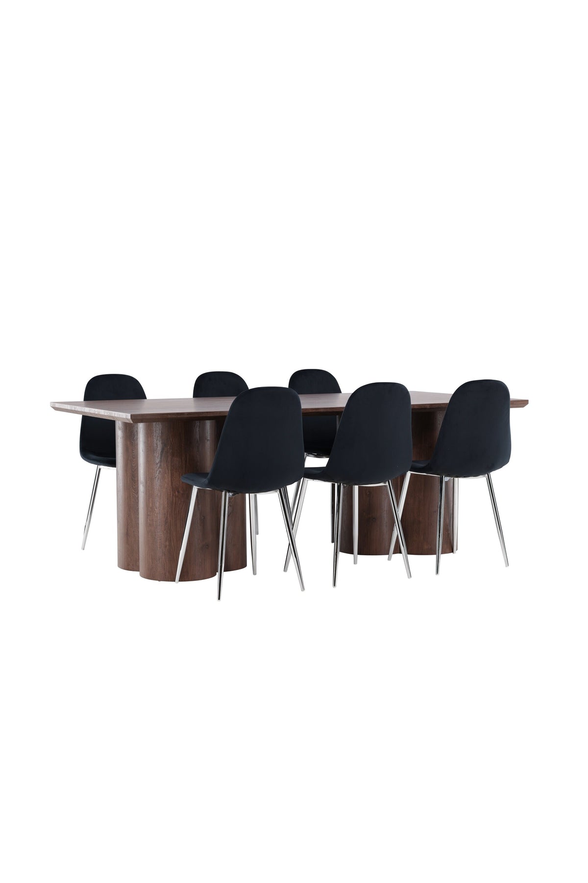 Olivia Matbord med Polar Stolarna – MDF