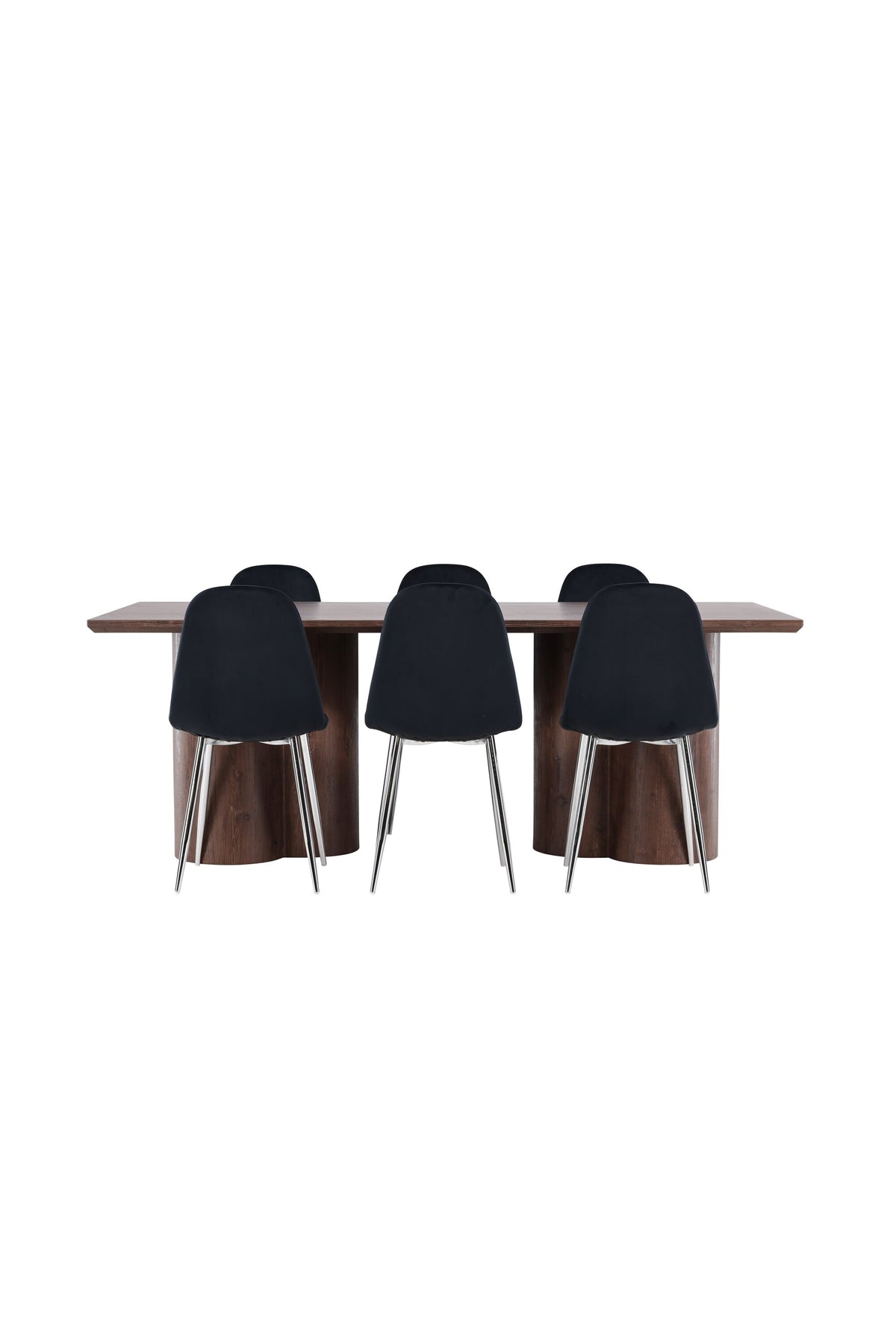 Olivia Matbord med Polar Stolarna – MDF