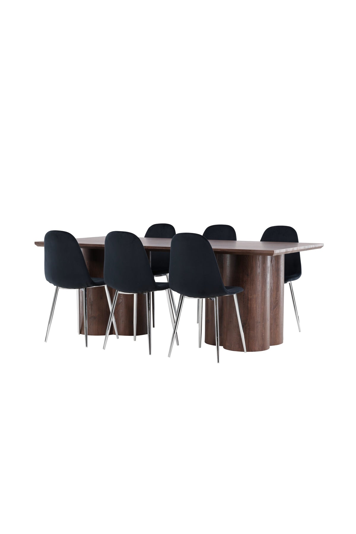 Olivia Matbord med Polar Stolarna – MDF