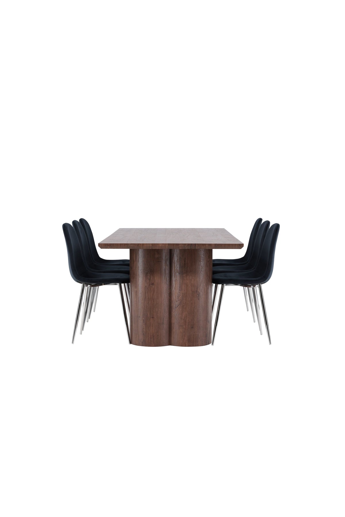 Olivia Matbord med Polar Stolarna – MDF