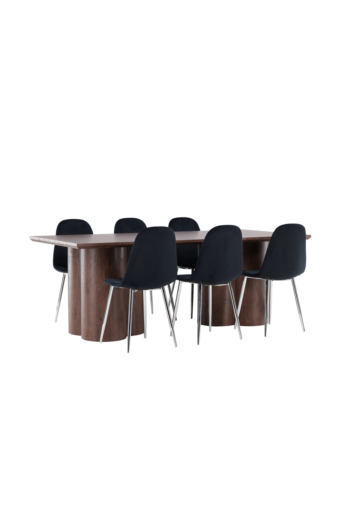Olivia Matbord med Polar Stolarna – MDF