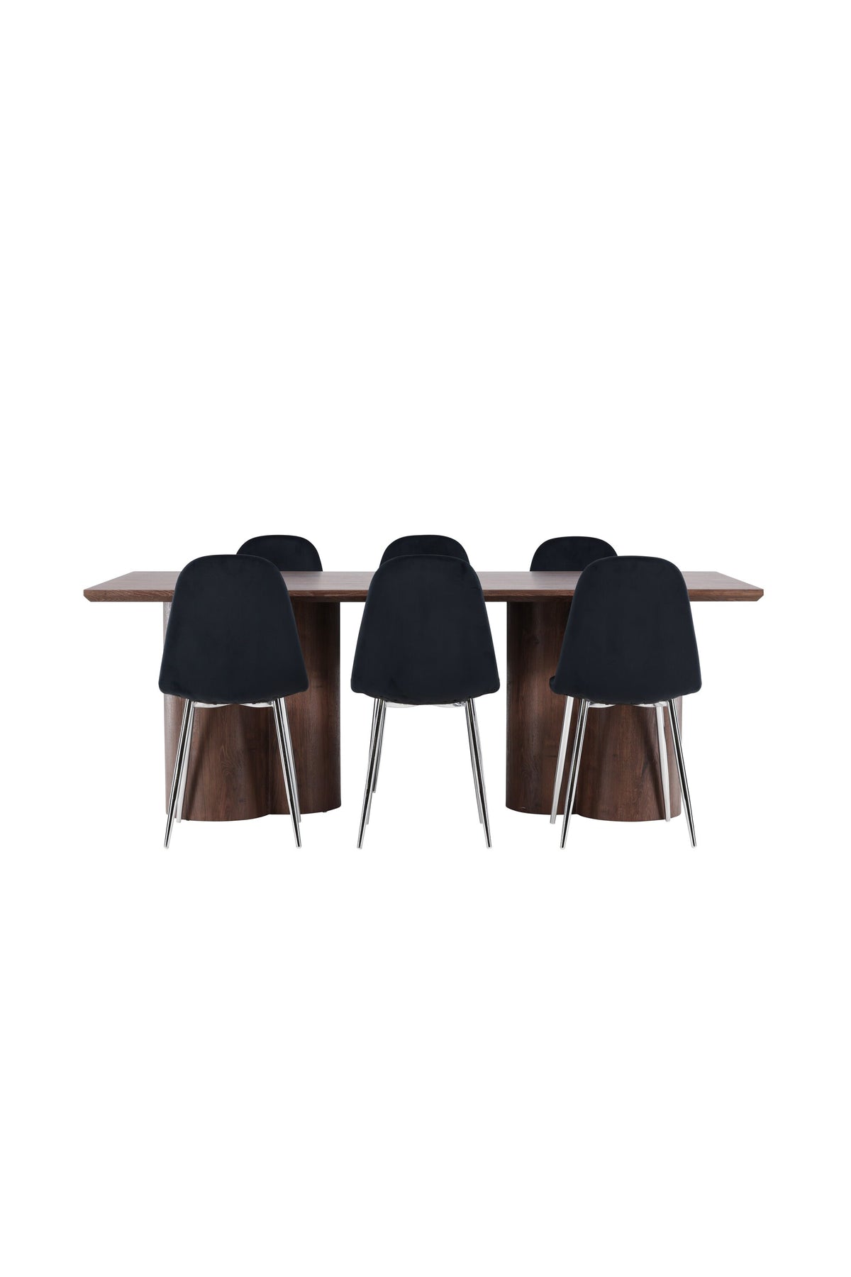 Olivia Matbord med Polar Stolarna – MDF