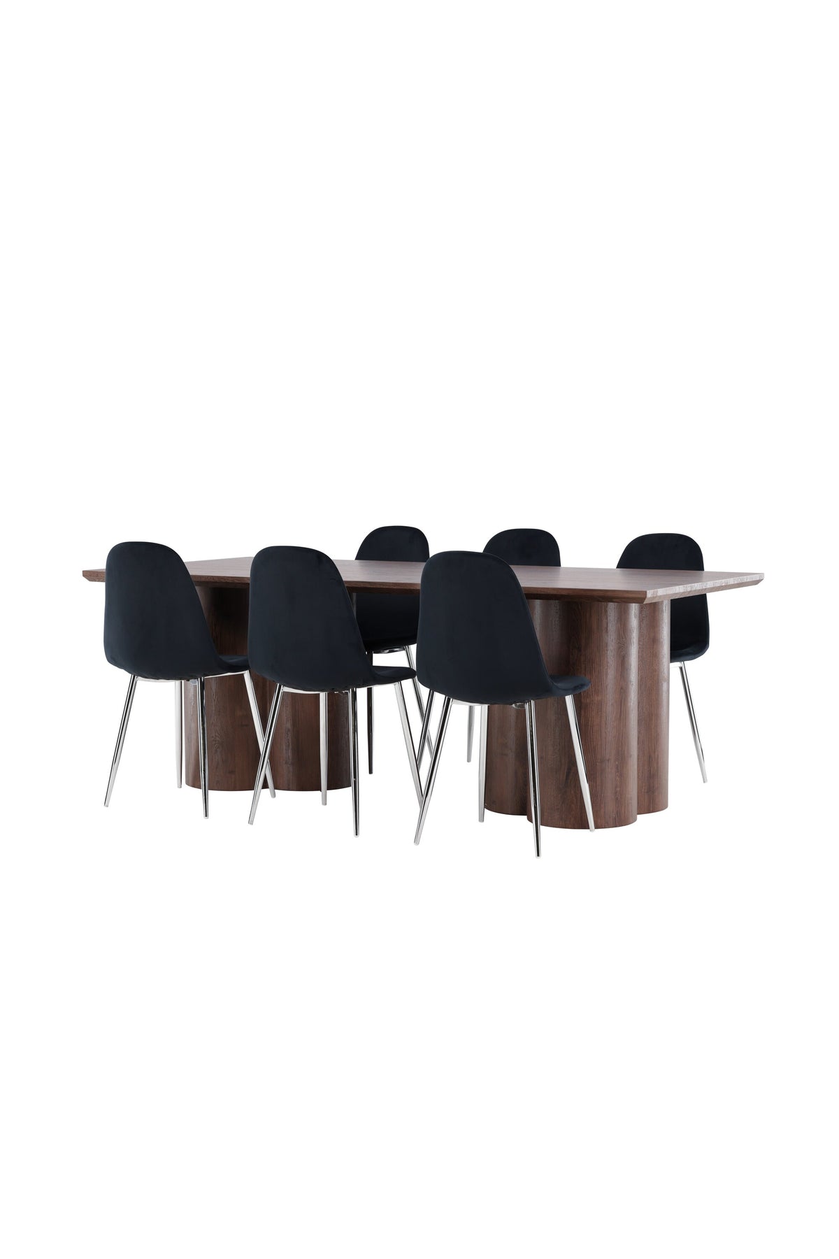 Olivia Matbord med Polar Stolarna – MDF