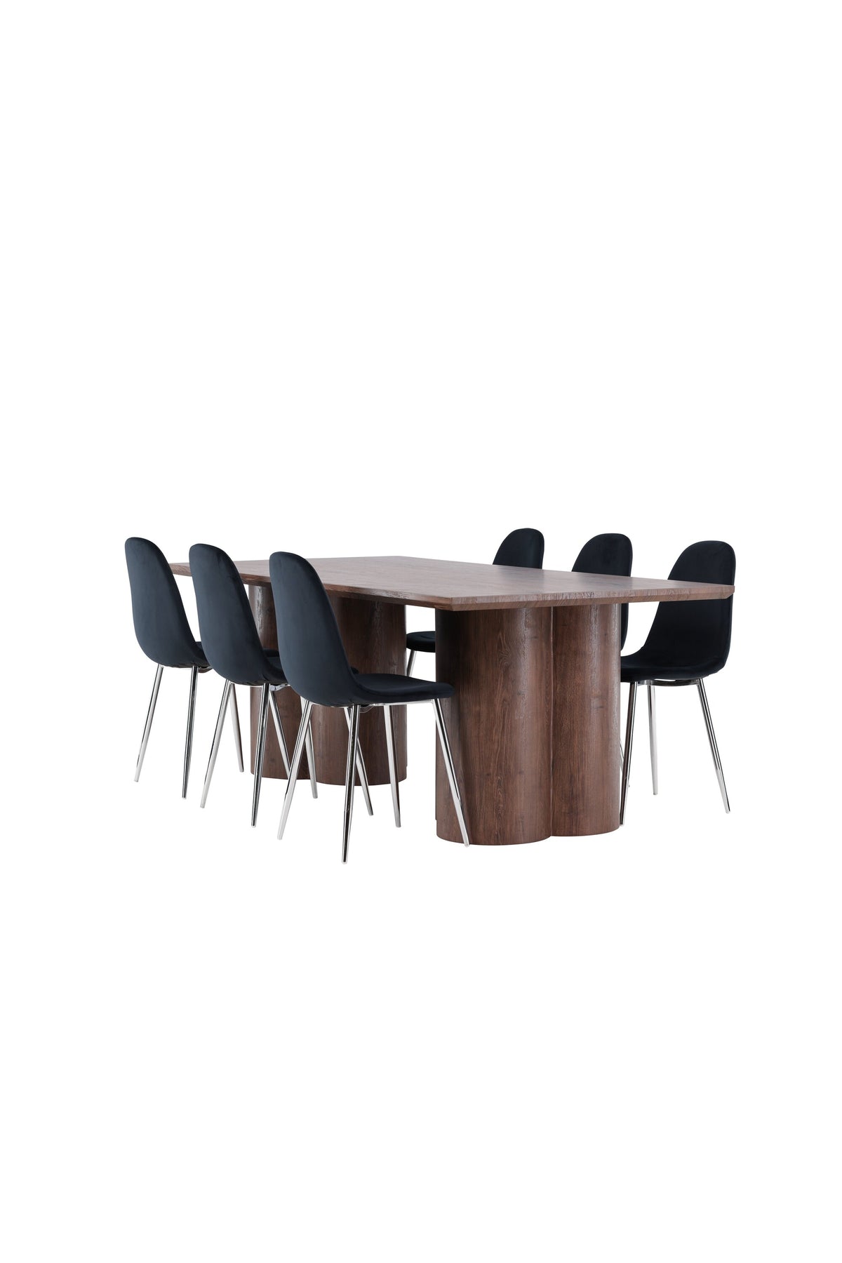Olivia Matbord med Polar Stolarna – MDF