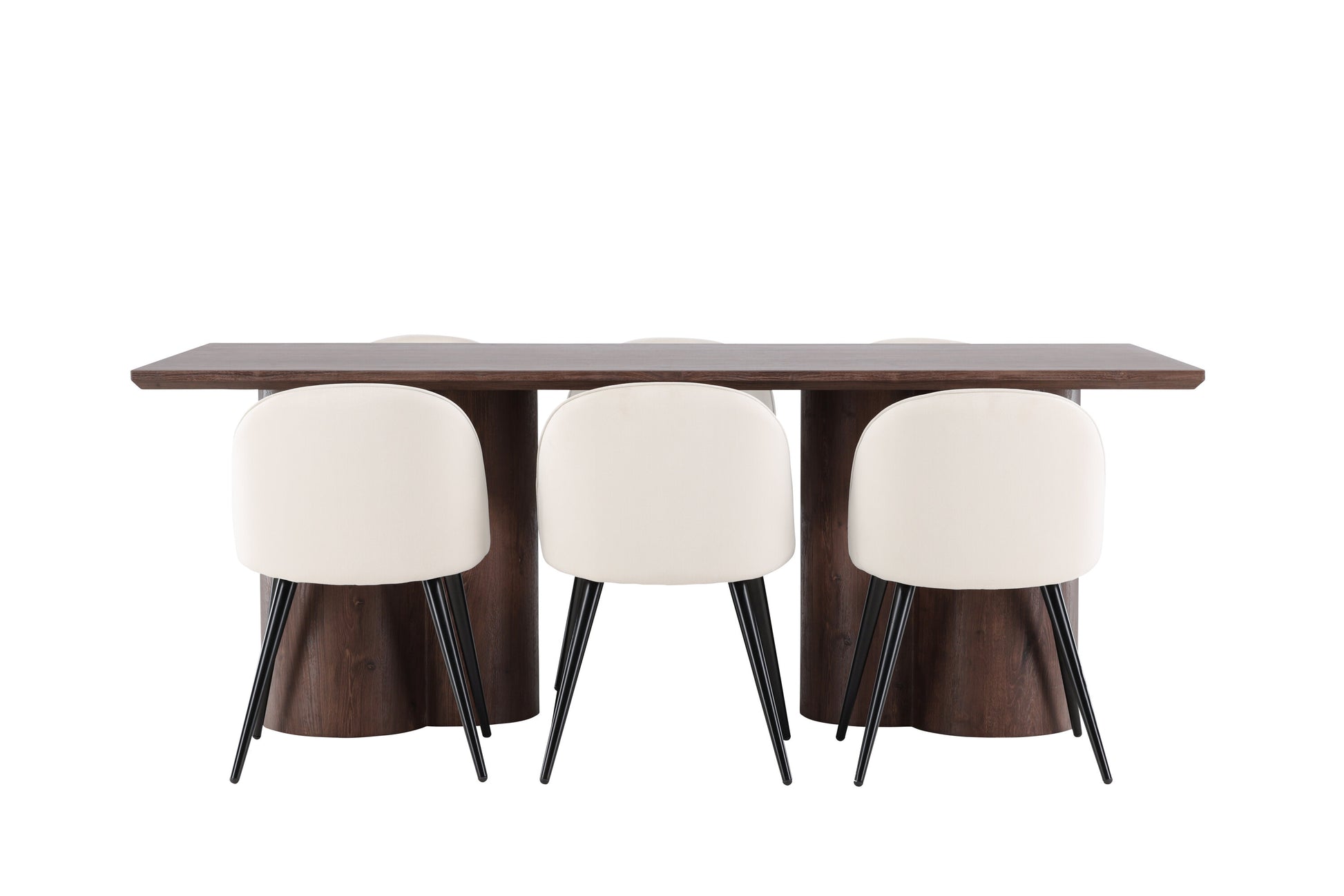 Olivia Matbord med Velvet Stolarna – MDF