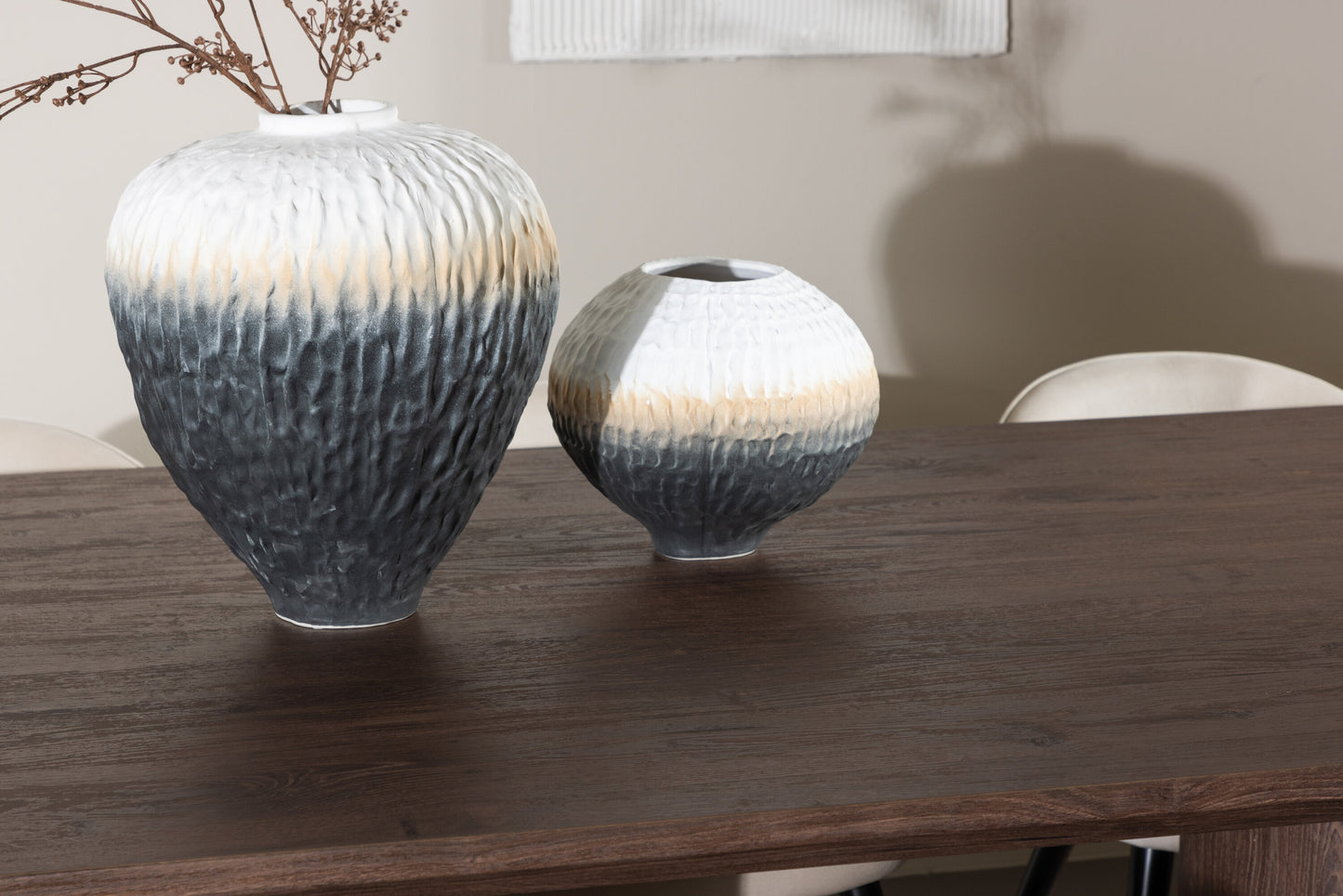 Olivia Matbord med Velvet Stolarna – MDF