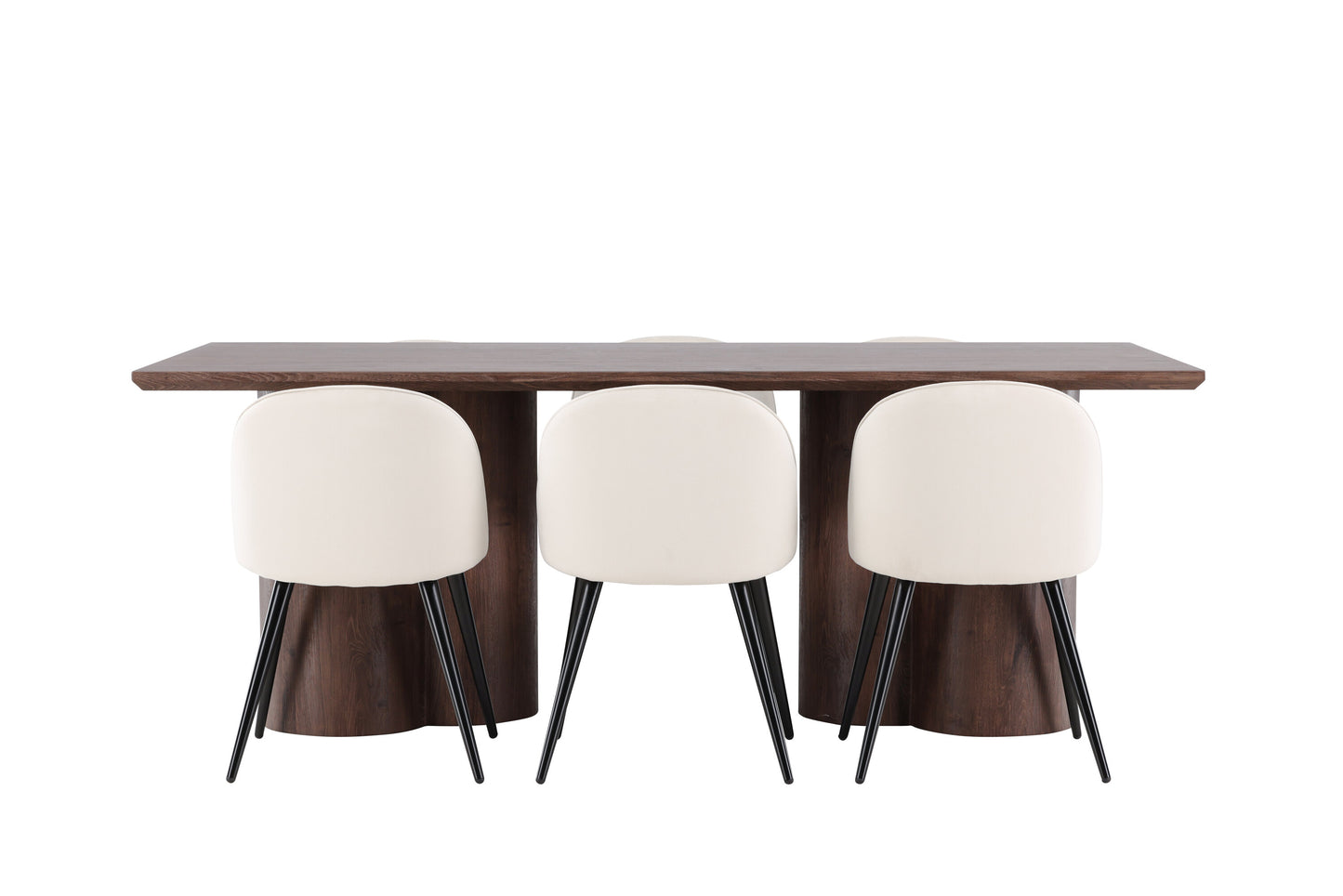 Olivia Matbord med Velvet Stolarna – MDF