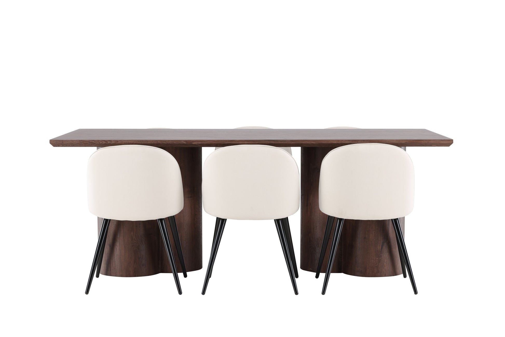 Olivia Matbord med Velvet Stolarna – MDF