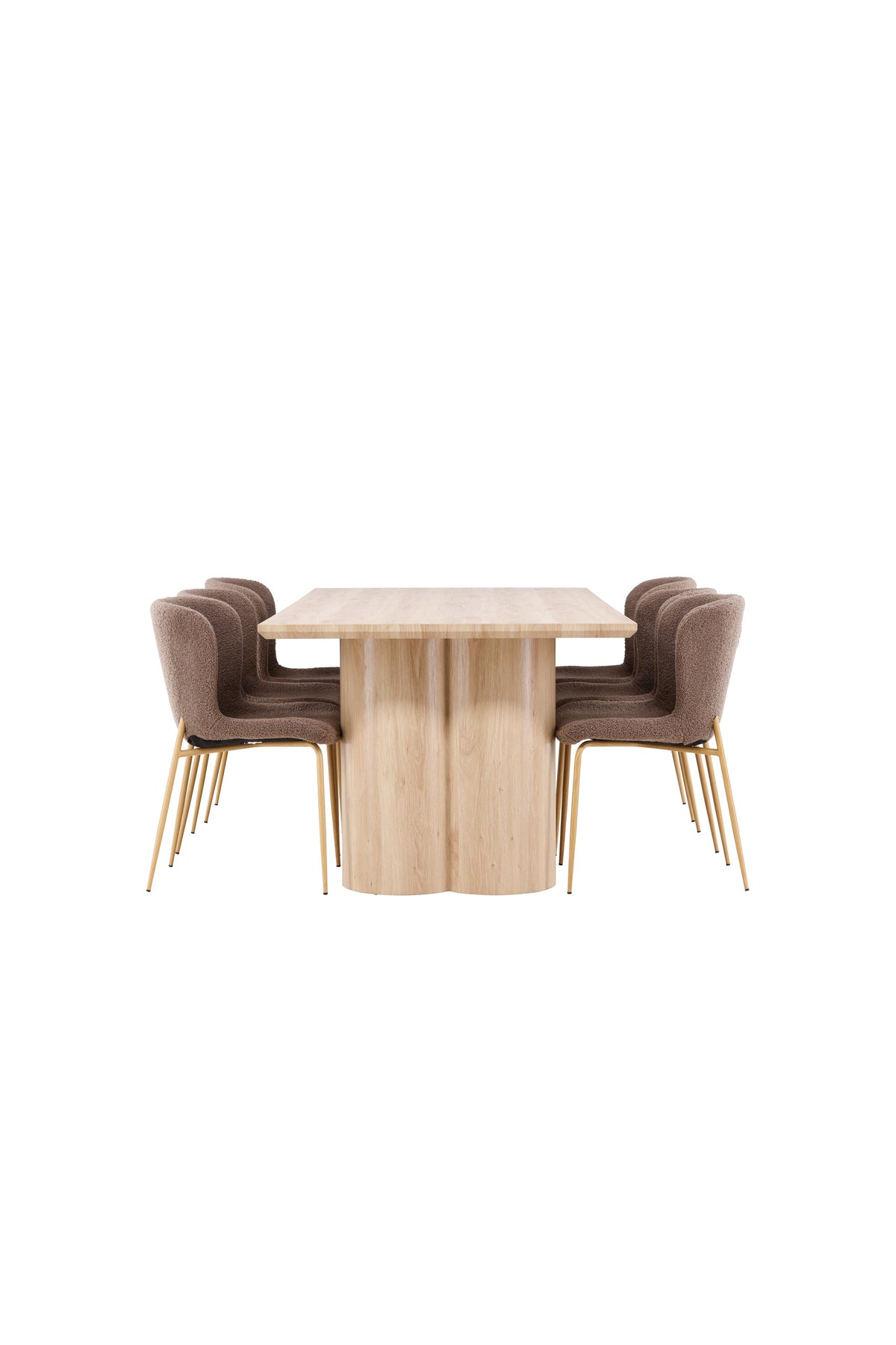 Olivia Matbord med Modesto Stolarna – MDF