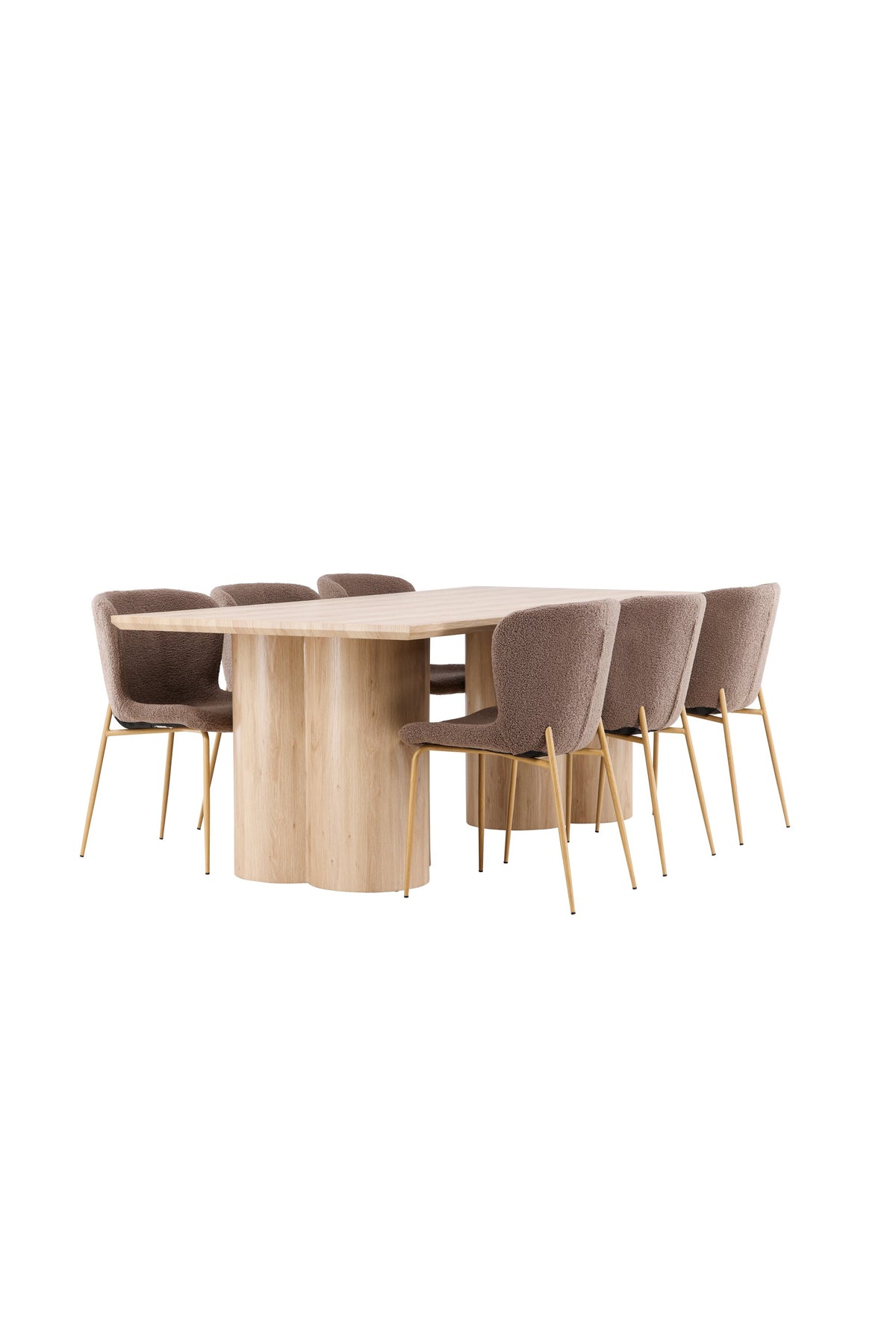Olivia Matbord med Modesto Stolarna – MDF
