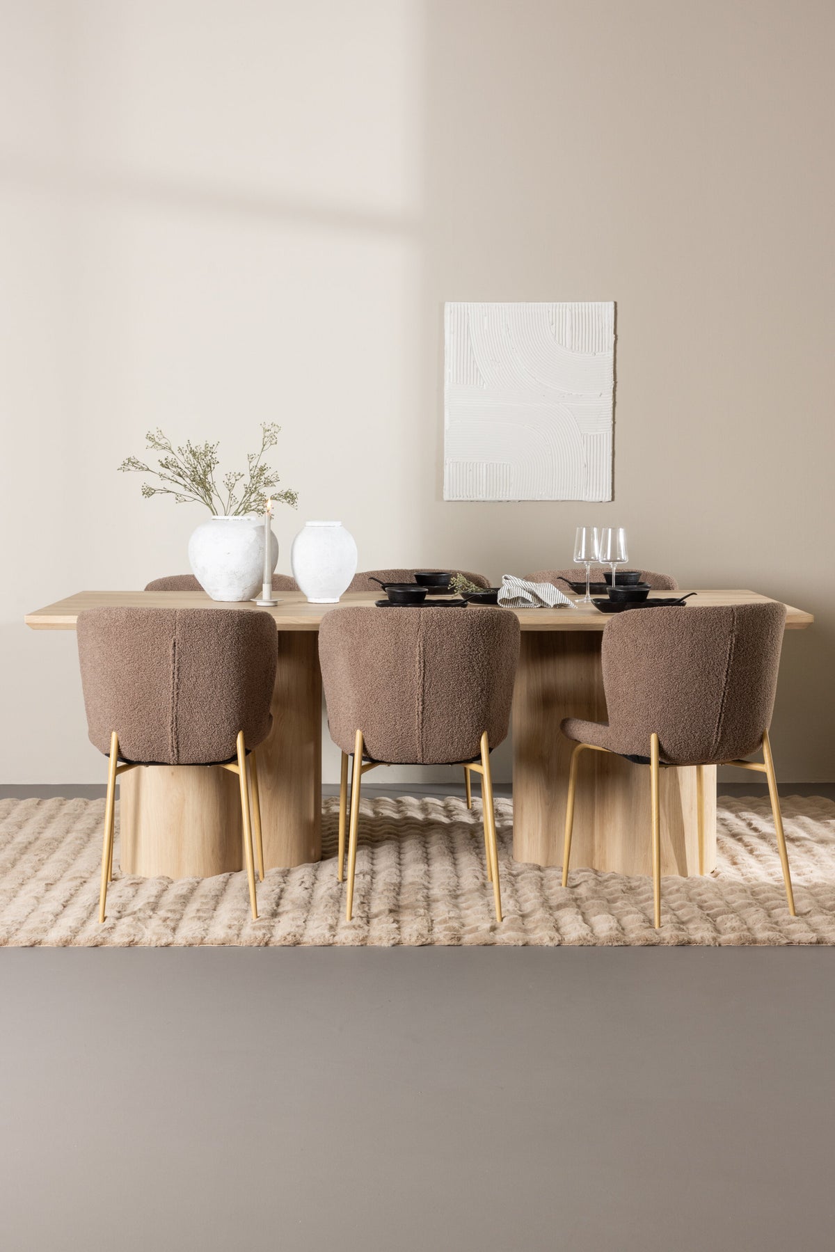 Olivia Matbord med Modesto Stolarna – MDF
