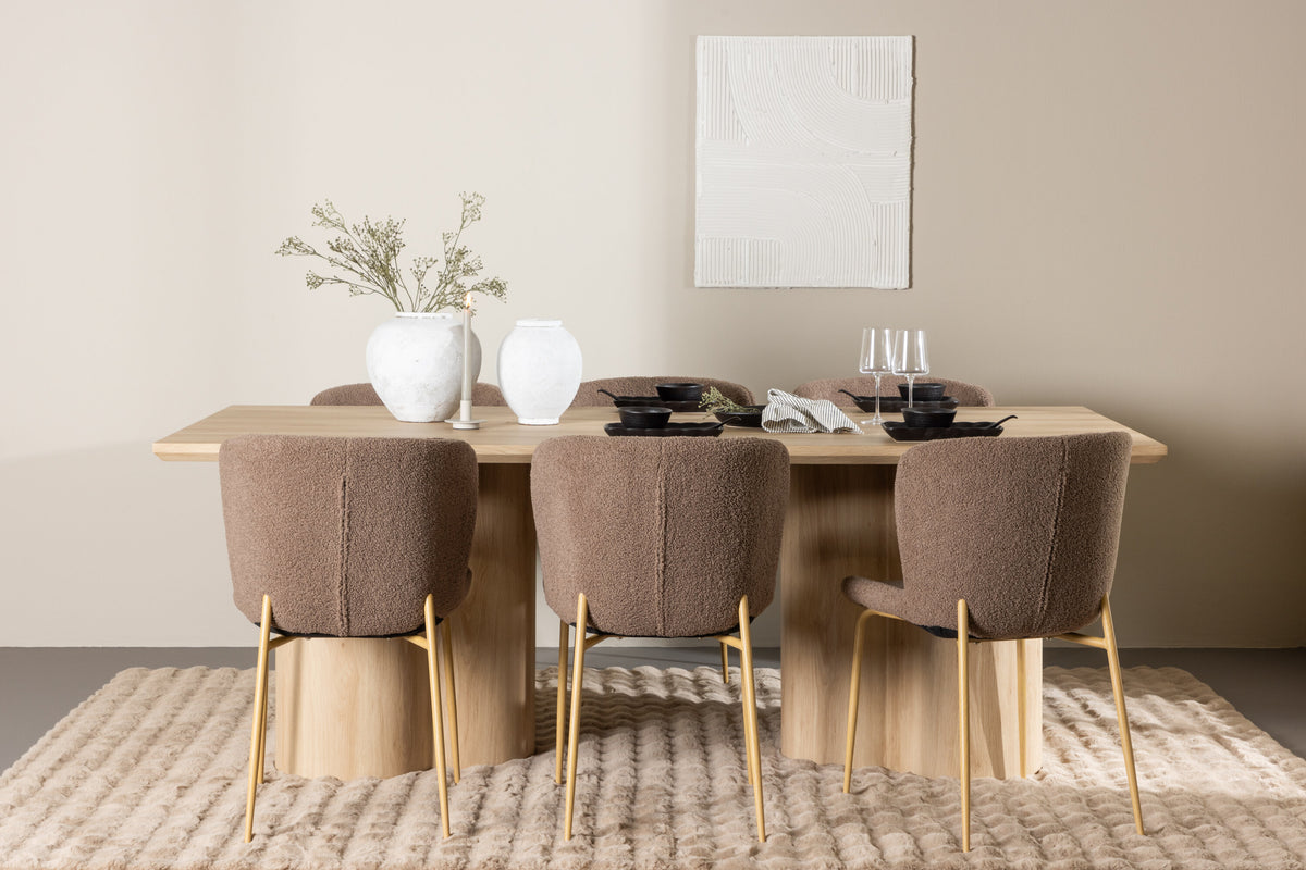 Olivia Matbord med Modesto Stolarna – MDF