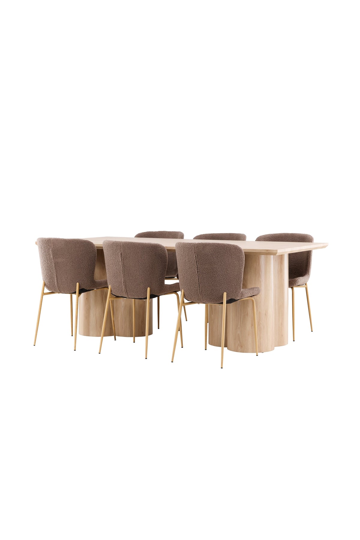 Olivia Matbord med Modesto Stolarna – MDF