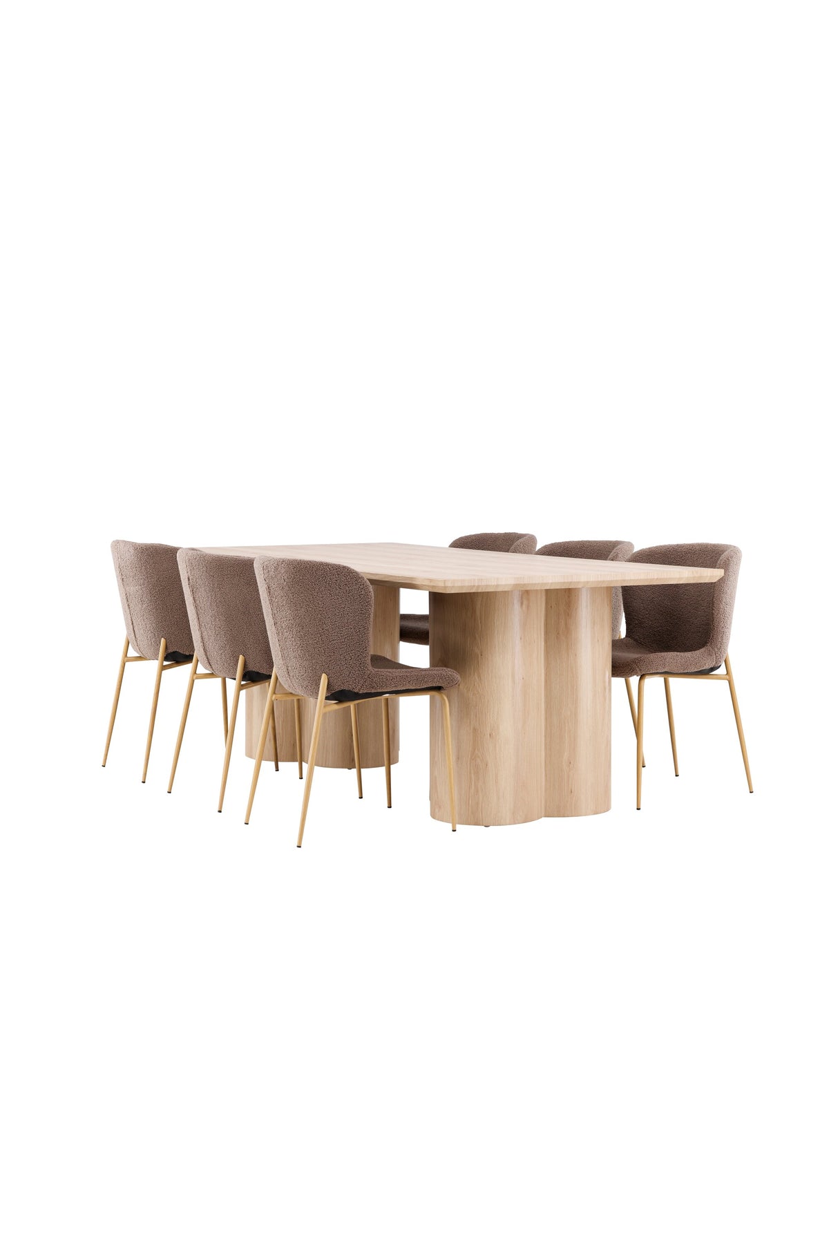 Olivia Matbord med Modesto Stolarna – MDF