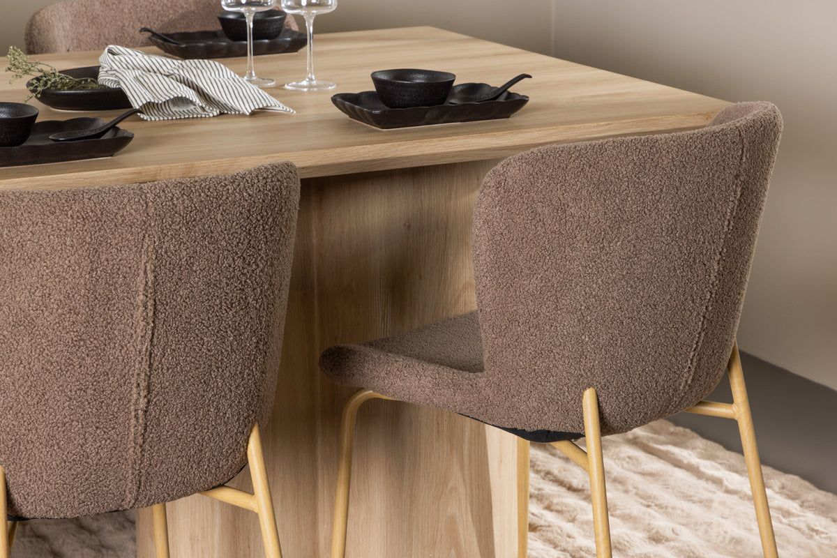 Olivia Matbord med Modesto Stolarna – MDF