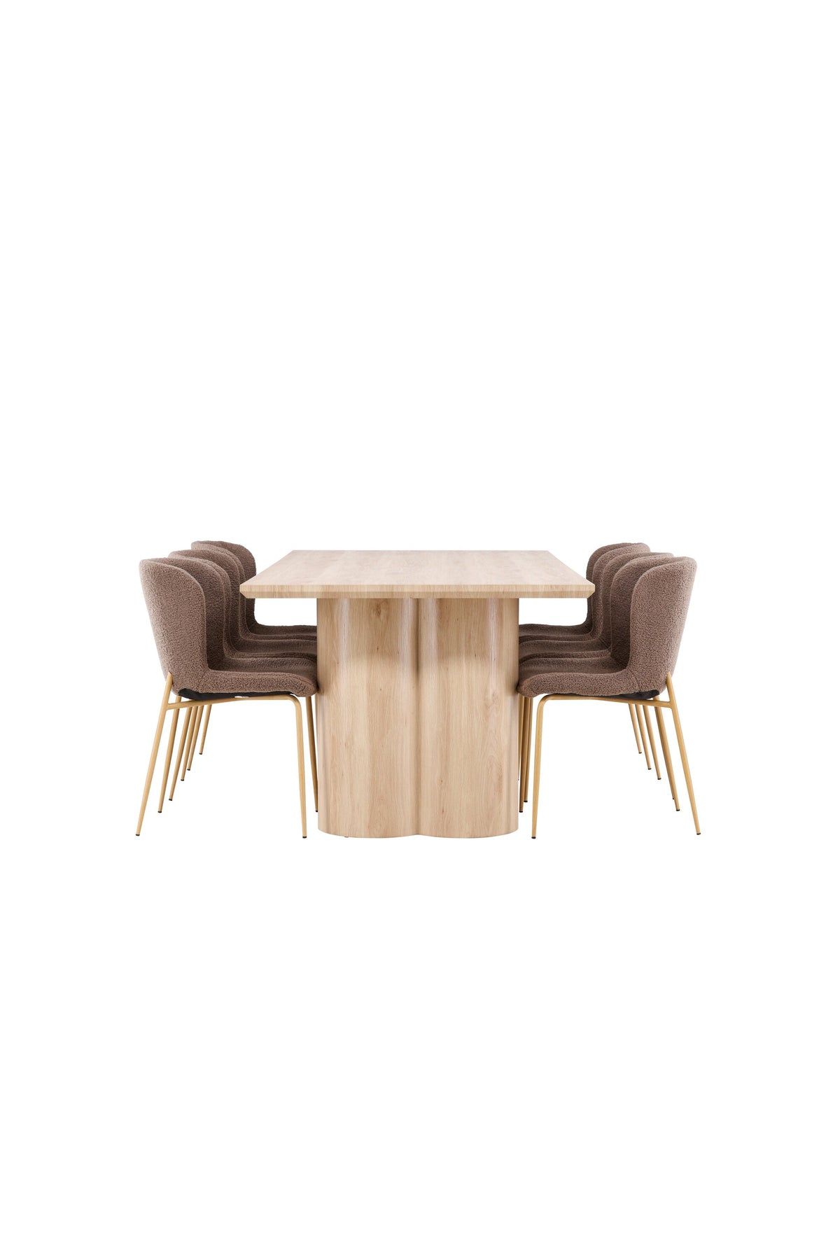 Olivia Matbord med Modesto Stolarna – MDF