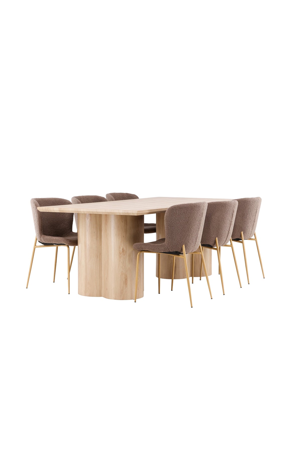 Olivia Matbord med Modesto Stolarna – MDF