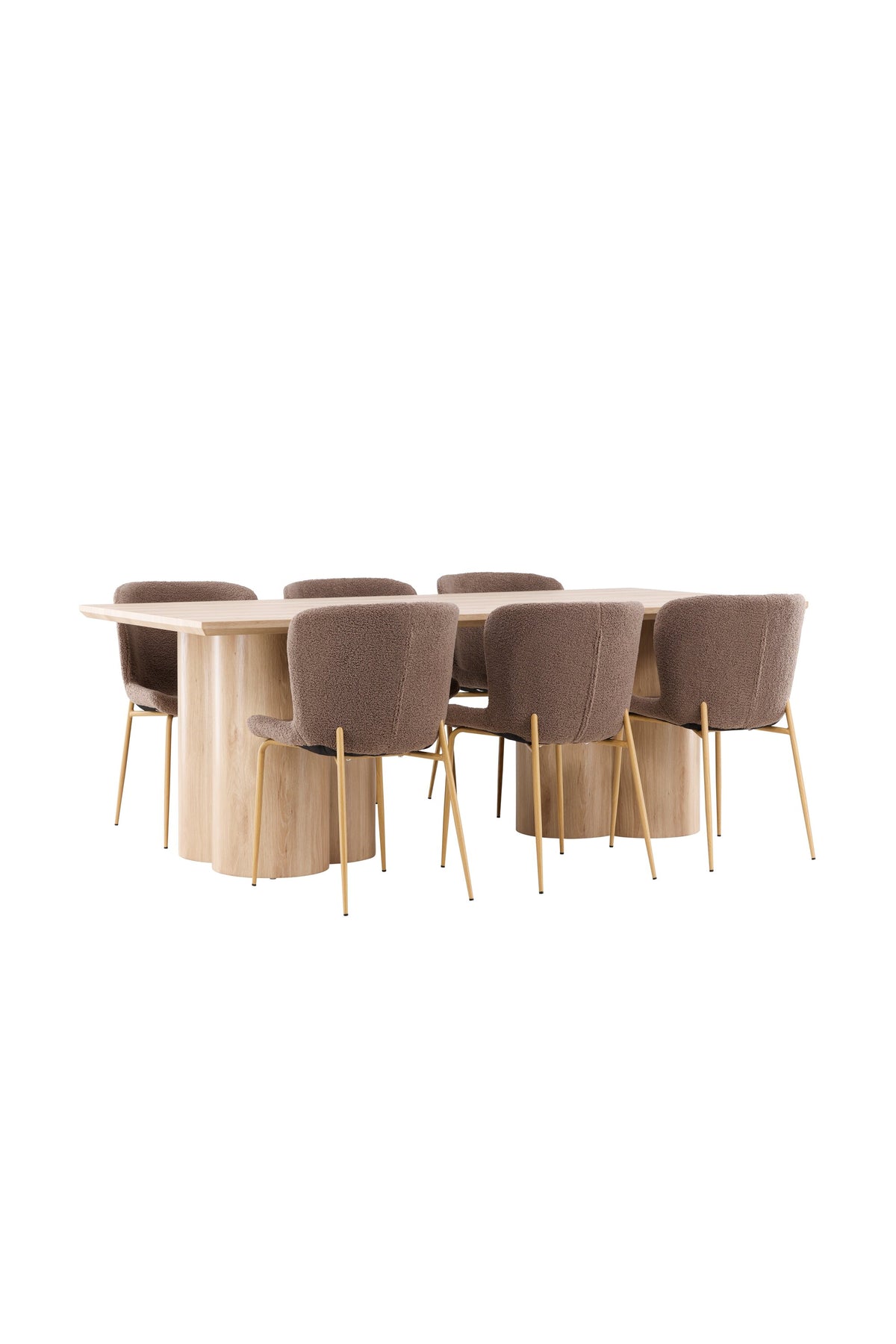 Olivia Matbord med Modesto Stolarna – MDF