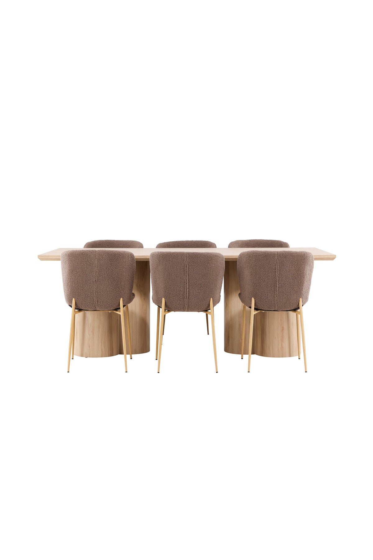 Olivia Matbord med Modesto Stolarna – MDF